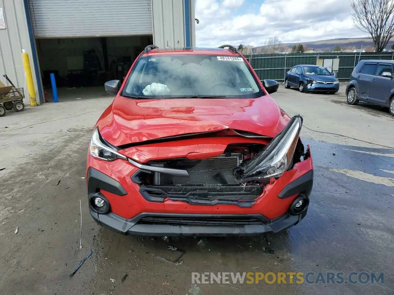 5 fotografías del automóvil dañado JF2GUADC8RH296351 SUBARU CROSSTREK 2024