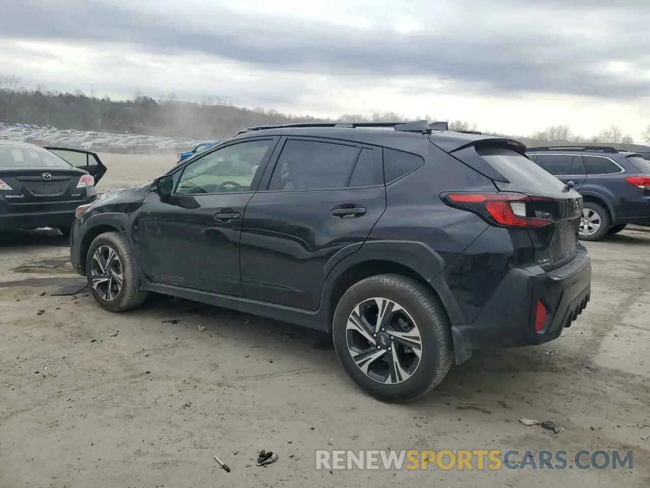 2 fotografías del automóvil dañado JF2GUADC8RH300110 SUBARU CROSSTREK 2024