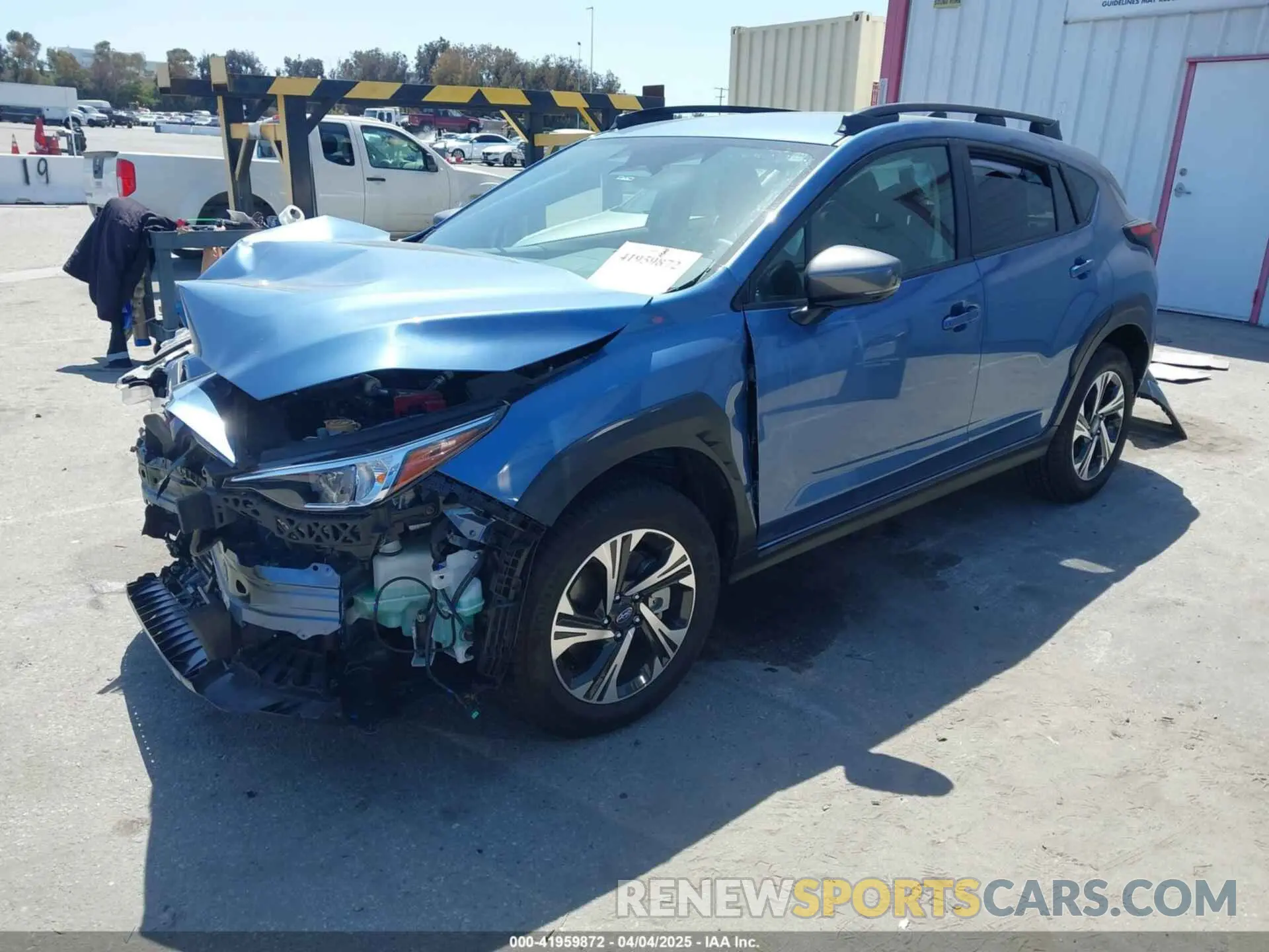 2 fotografías del automóvil dañado JF2GUADC8RH333074 SUBARU CROSSTREK 2024