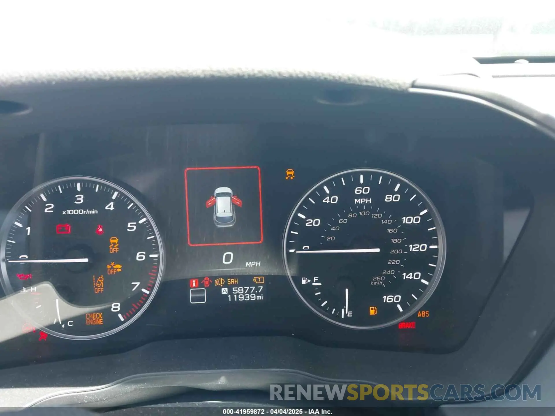 7 fotografías del automóvil dañado JF2GUADC8RH333074 SUBARU CROSSTREK 2024
