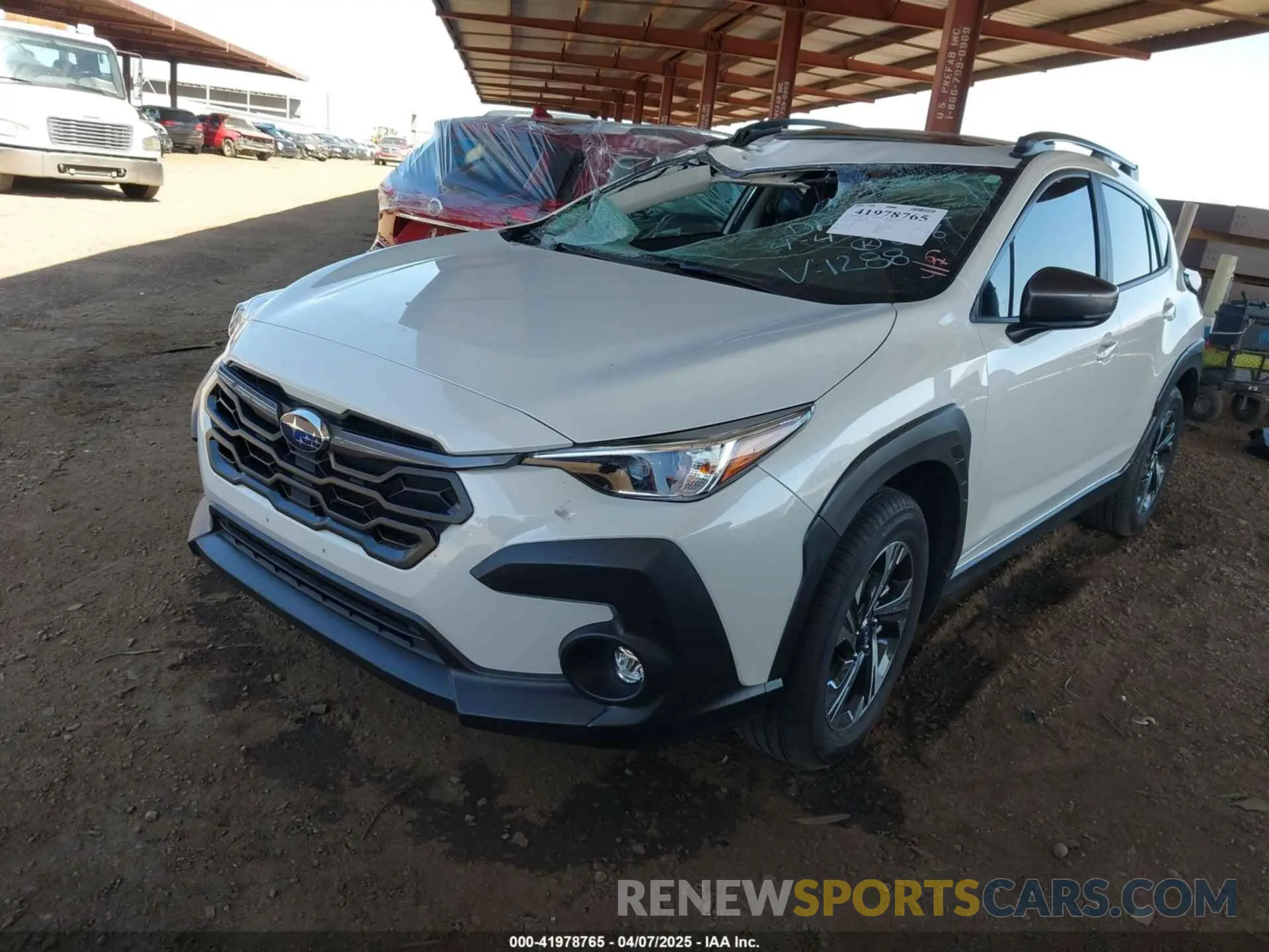 2 fotografías del automóvil dañado JF2GUADC8RH371288 SUBARU CROSSTREK 2024