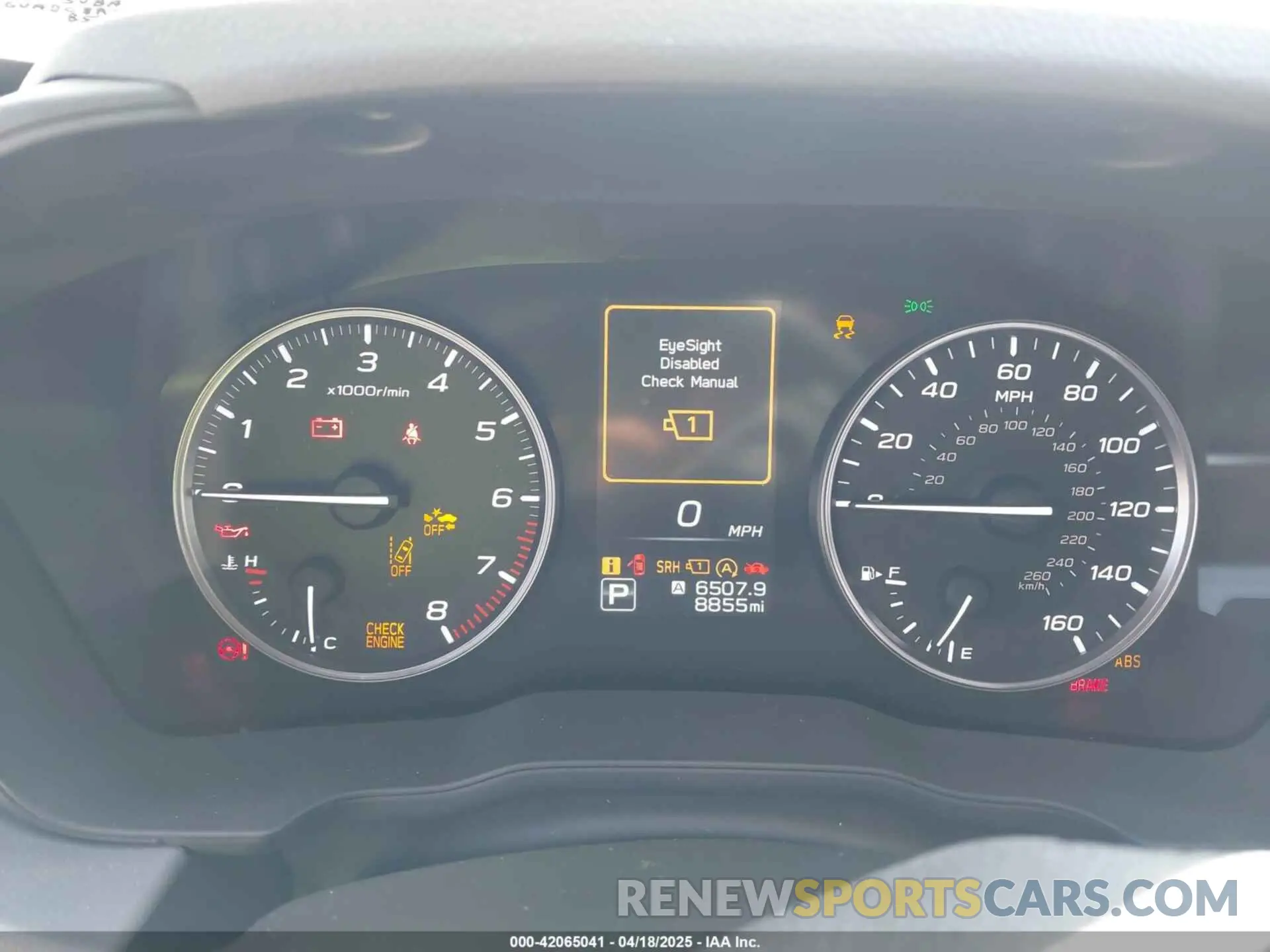 7 fotografías del automóvil dañado JF2GUADC8RH882175 SUBARU CROSSTREK 2024