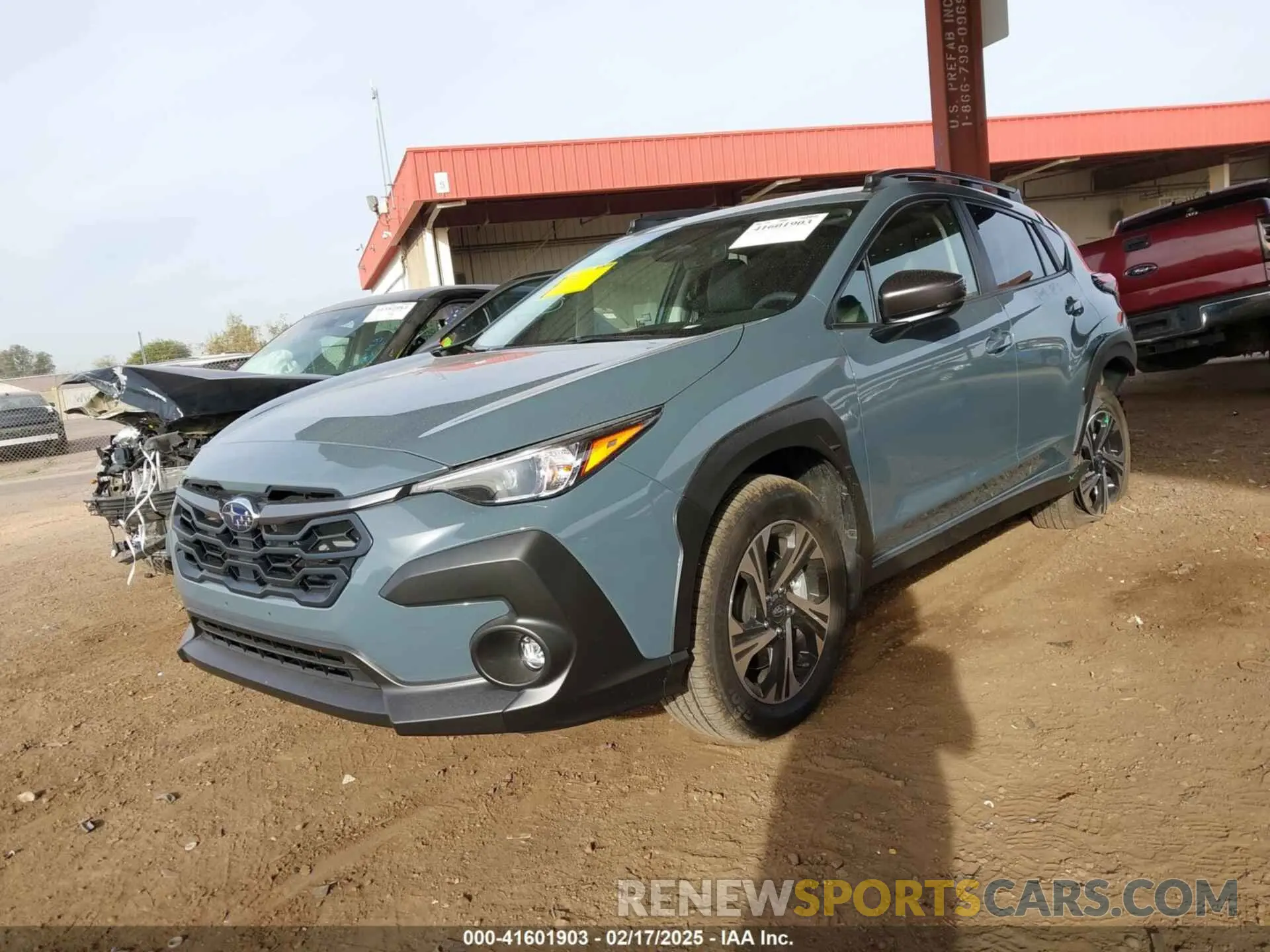 2 fotografías del automóvil dañado JF2GUADC8RH918379 SUBARU CROSSTREK 2024
