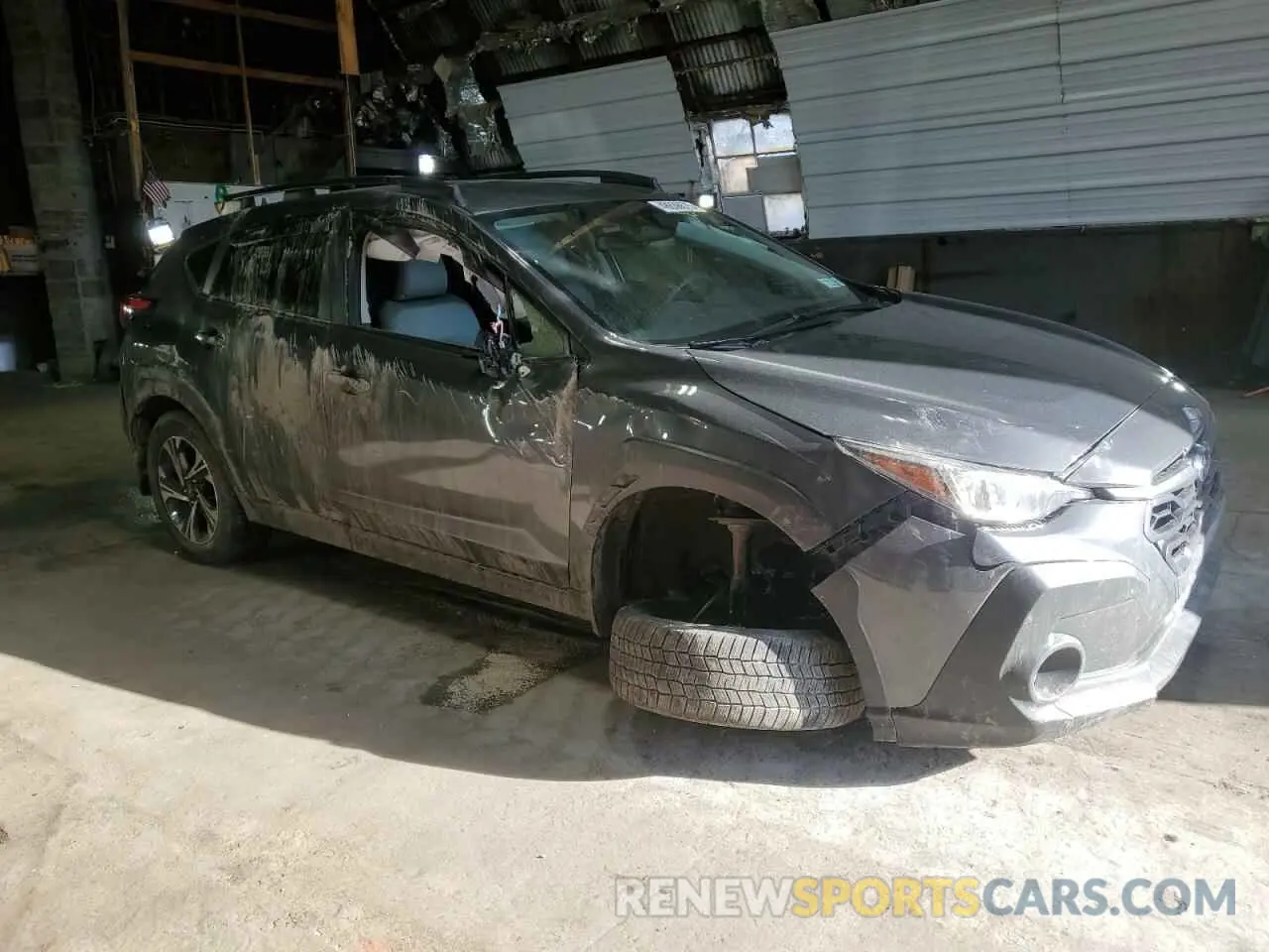 4 fotografías del automóvil dañado JF2GUADC9R8233789 SUBARU CROSSTREK 2024