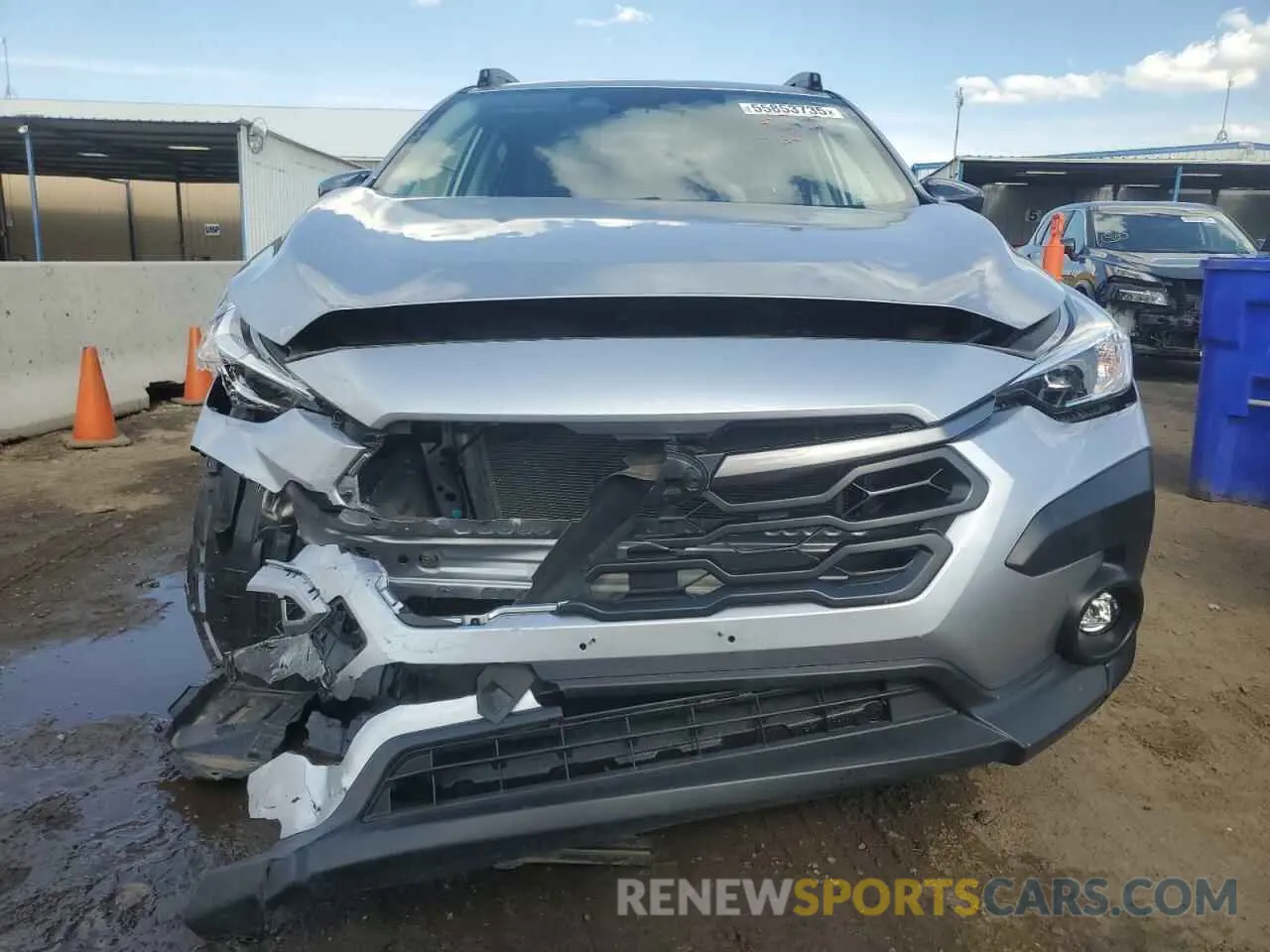 5 fotografías del automóvil dañado JF2GUADC9R8299131 SUBARU CROSSTREK 2024