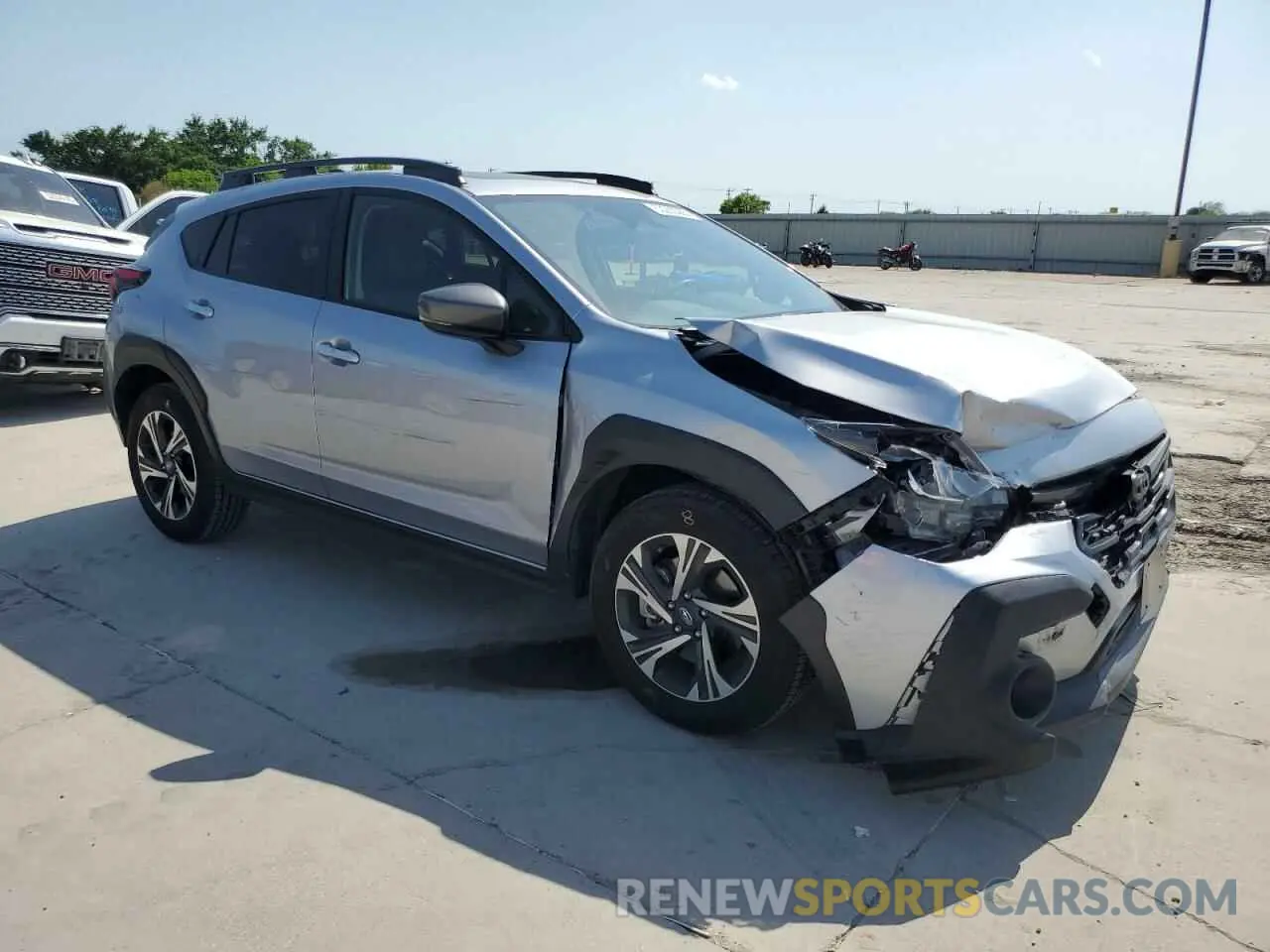 4 fotografías del automóvil dañado JF2GUADC9R8371820 SUBARU CROSSTREK 2024