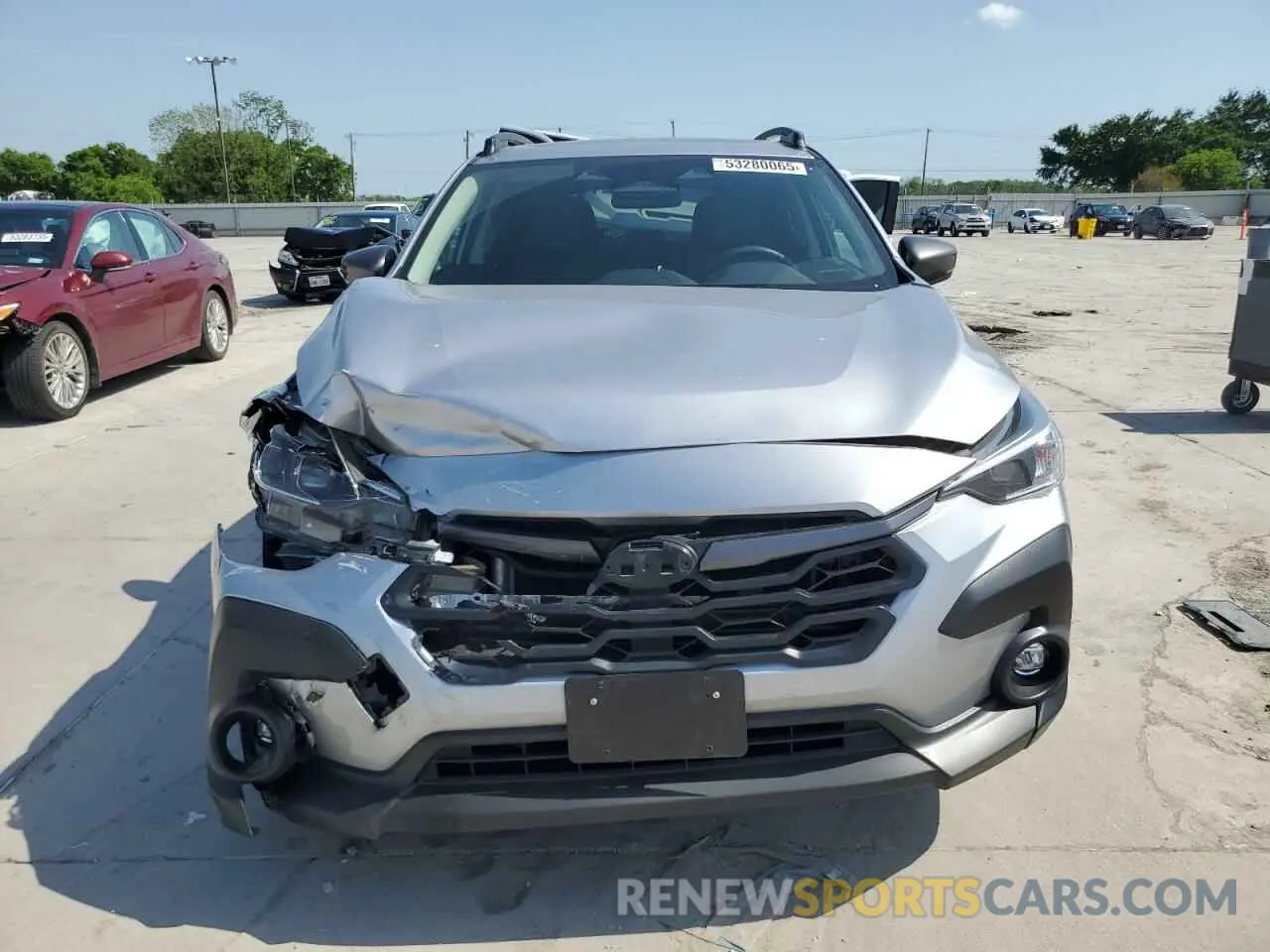 5 fotografías del automóvil dañado JF2GUADC9R8371820 SUBARU CROSSTREK 2024