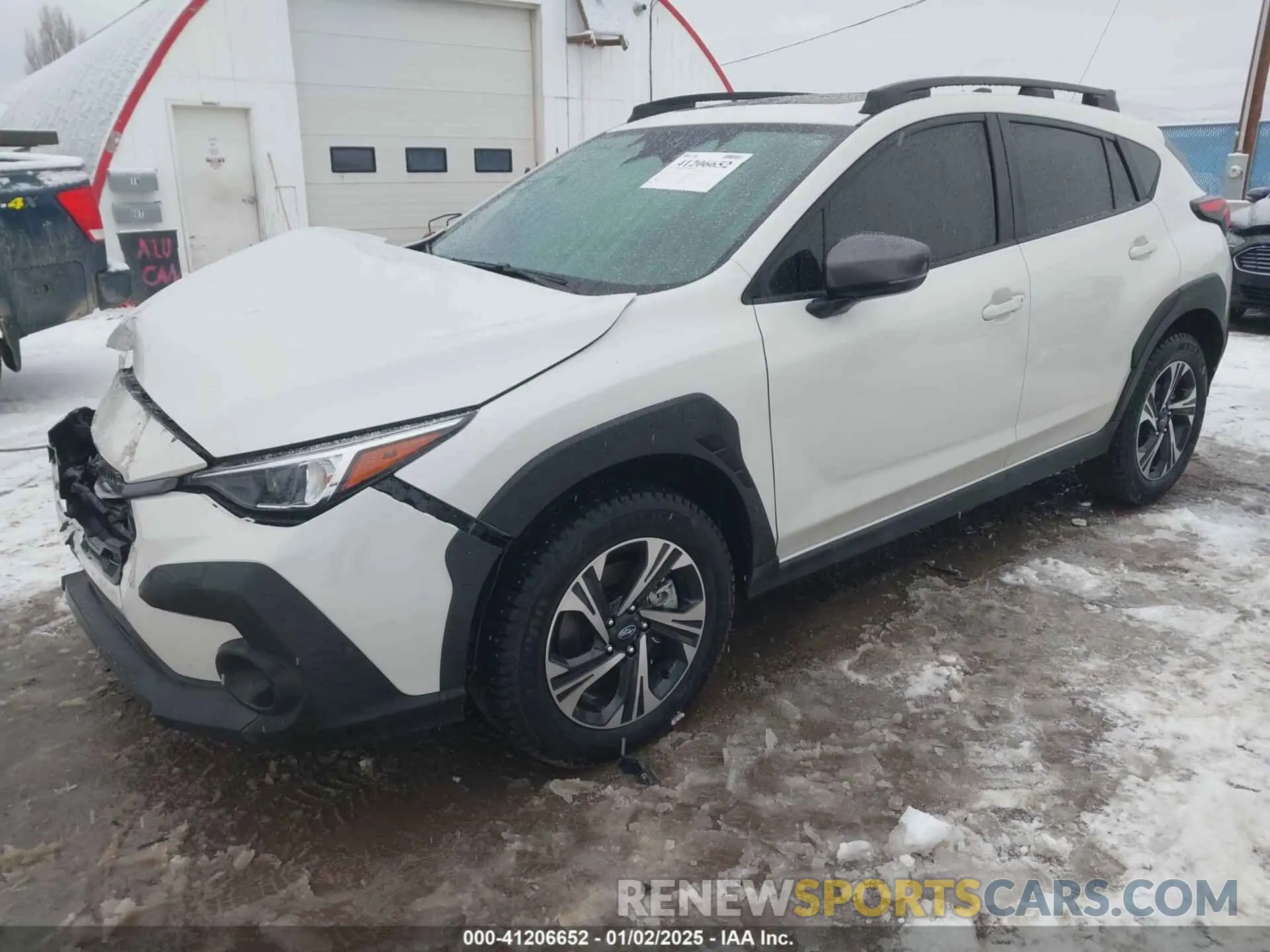 2 fotografías del automóvil dañado JF2GUADC9RH217656 SUBARU CROSSTREK 2024