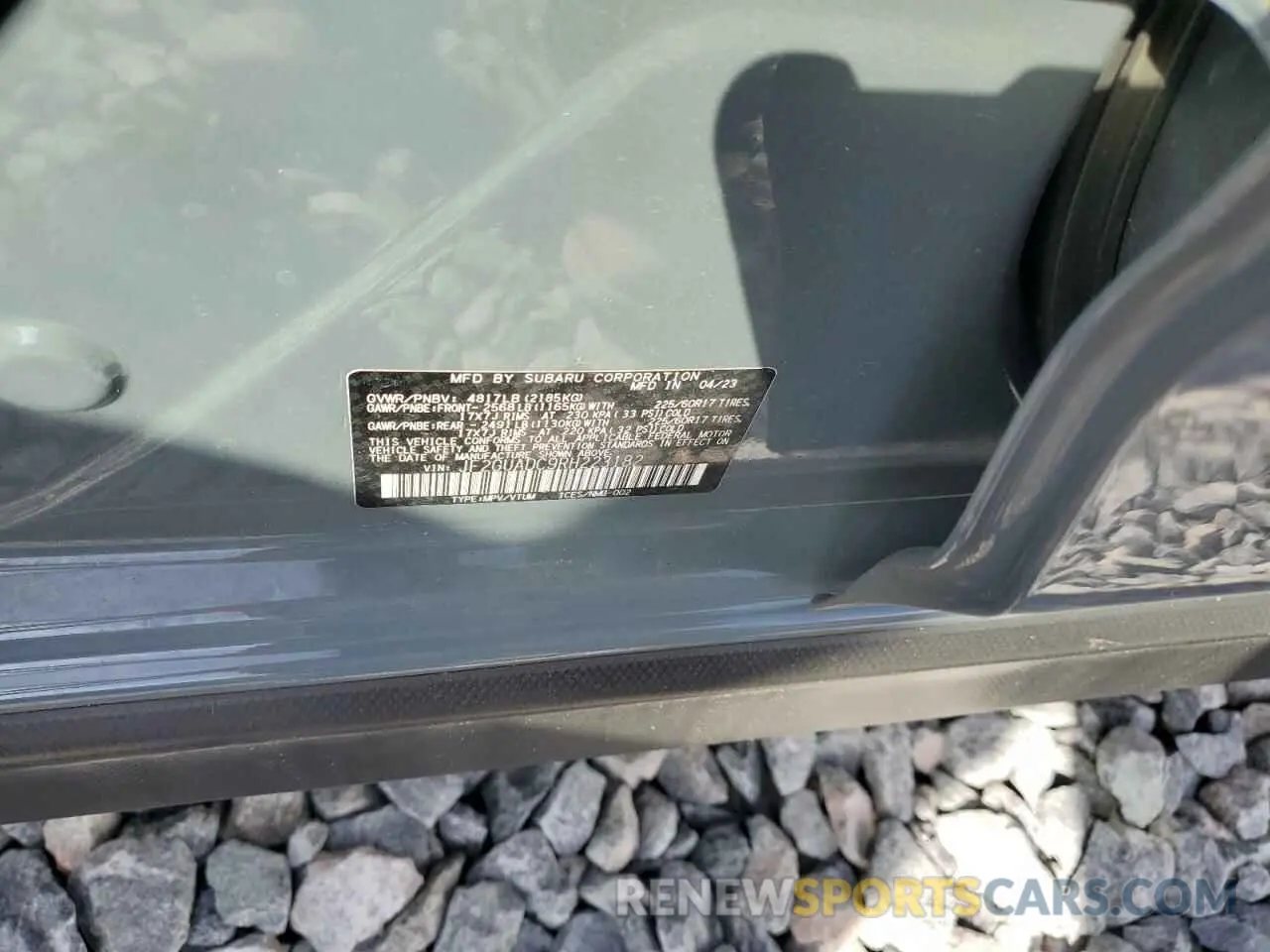 13 fotografías del automóvil dañado JF2GUADC9RH223182 SUBARU CROSSTREK 2024