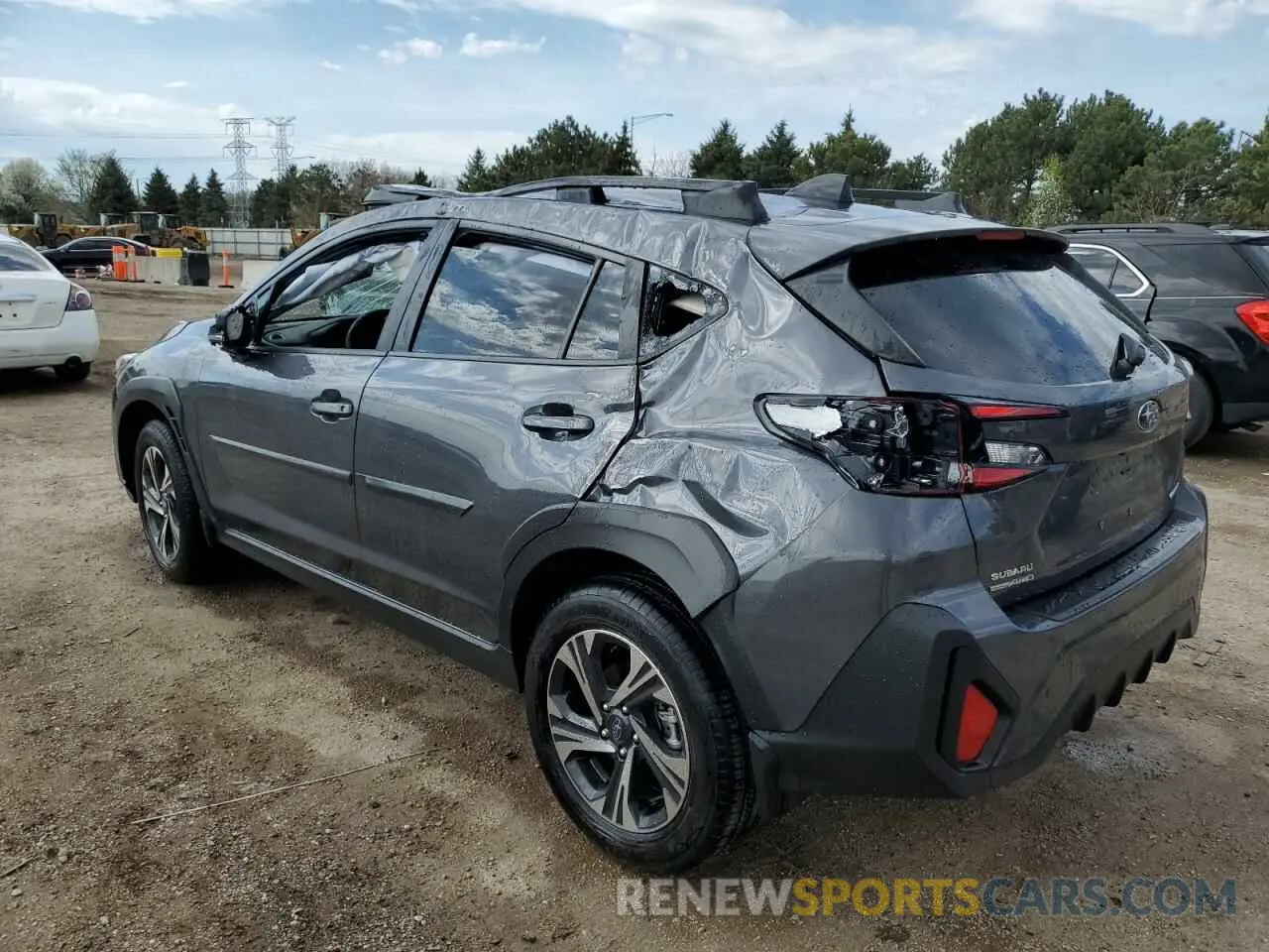 2 fotografías del automóvil dañado JF2GUADC9RH293927 SUBARU CROSSTREK 2024