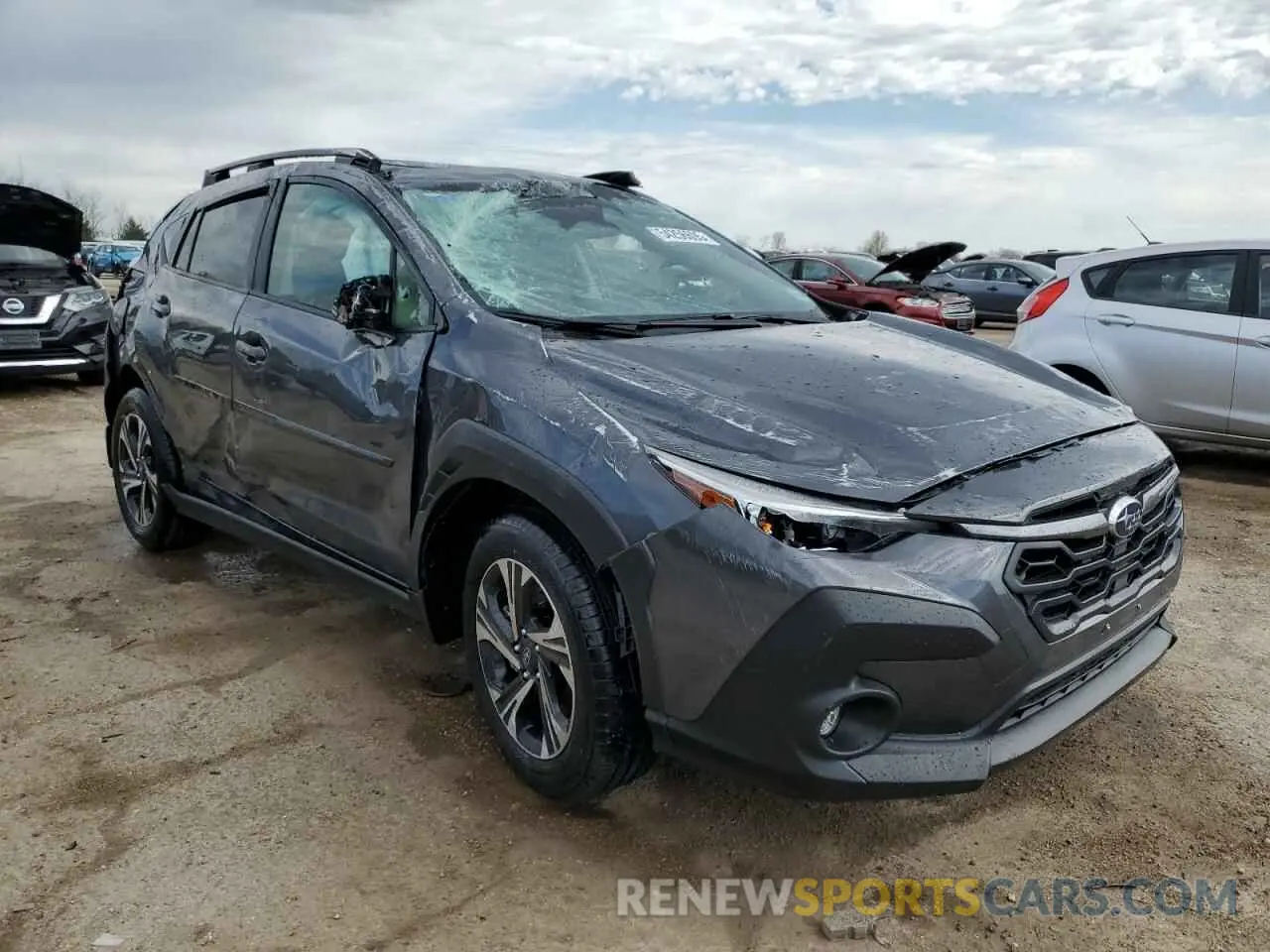 4 fotografías del automóvil dañado JF2GUADC9RH293927 SUBARU CROSSTREK 2024