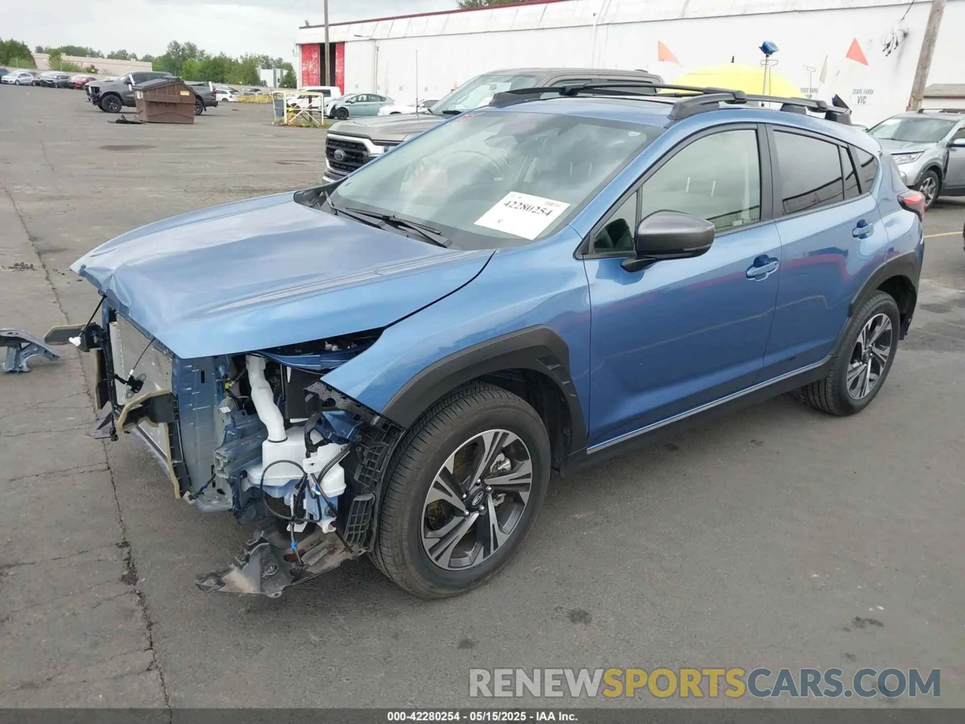 2 fotografías del automóvil dañado JF2GUADC9RH366987 SUBARU CROSSTREK 2024