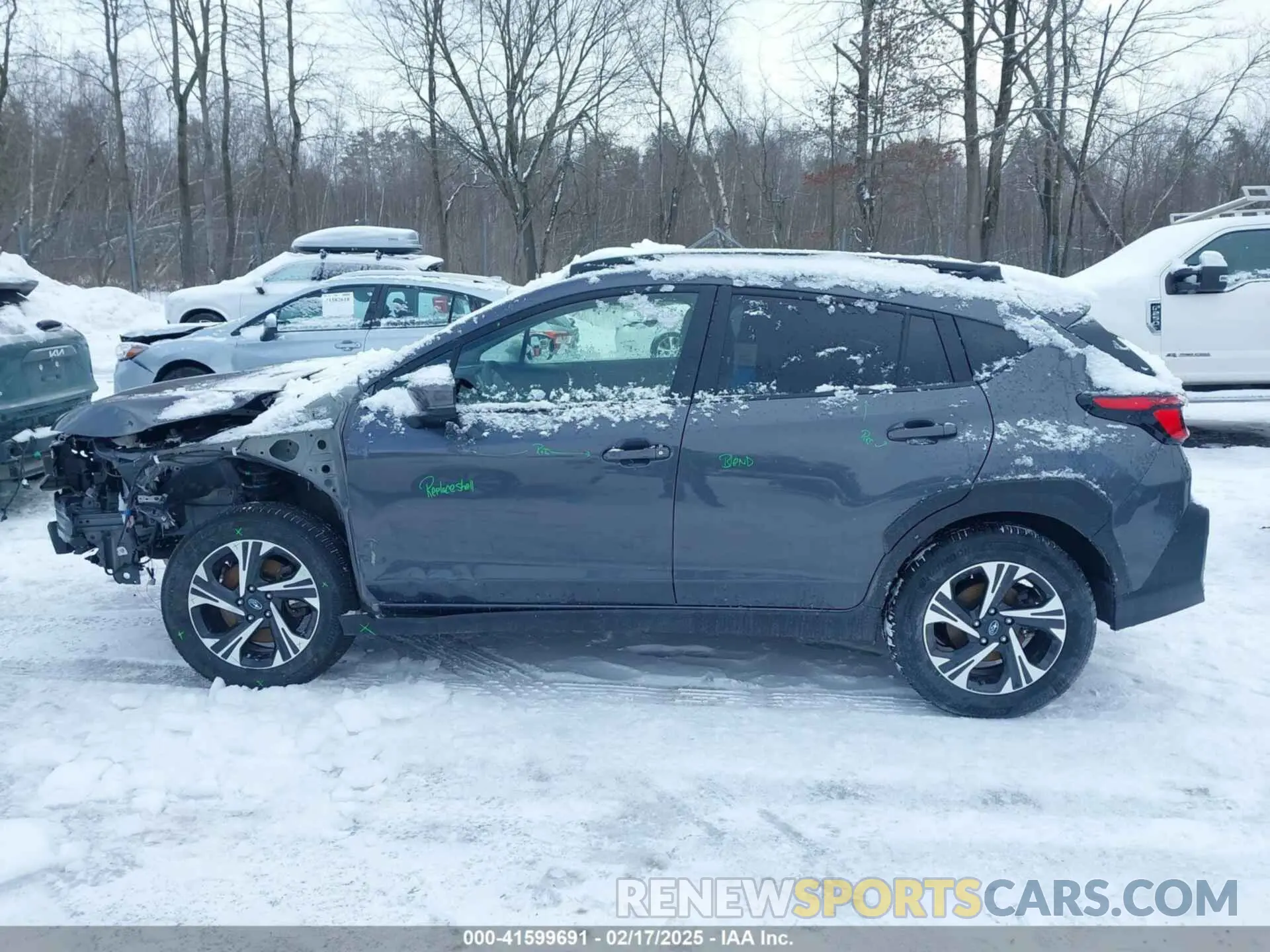 14 fotografías del automóvil dañado JF2GUADCXR8273959 SUBARU CROSSTREK 2024
