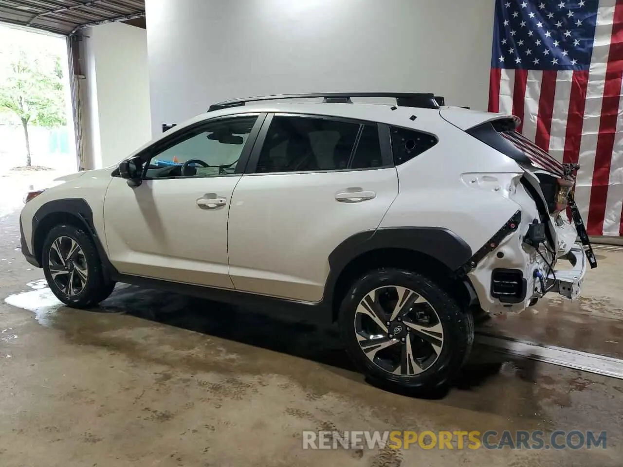 2 fotografías del automóvil dañado JF2GUADCXR8910025 SUBARU CROSSTREK 2024