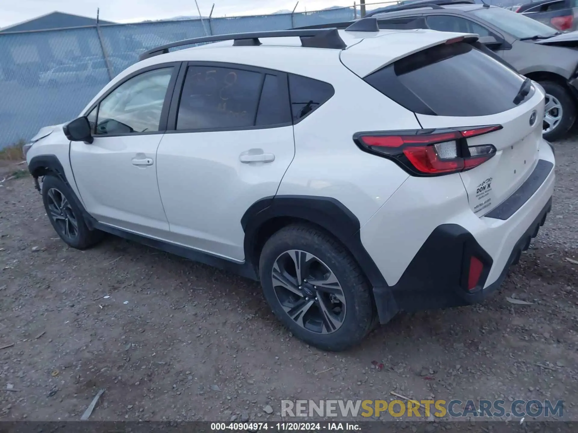 3 fotografías del automóvil dañado JF2GUADCXRH209758 SUBARU CROSSTREK 2024