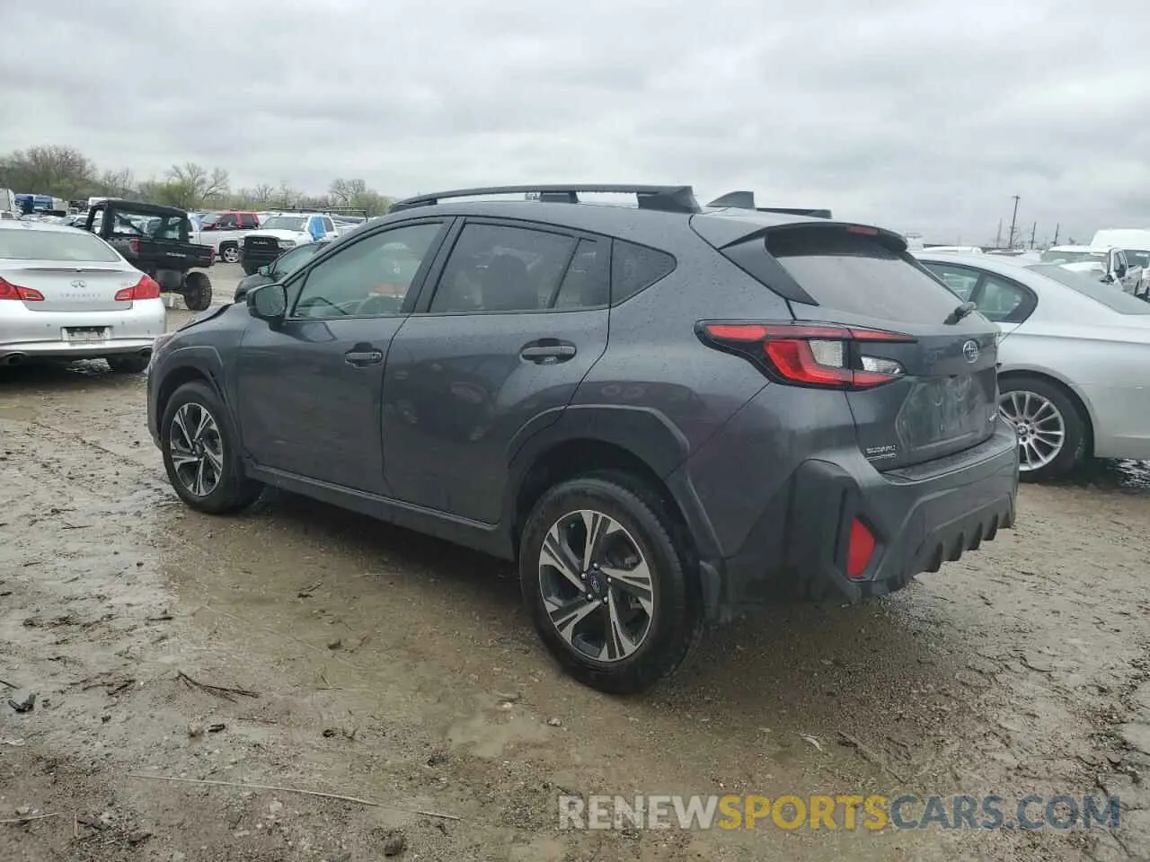 2 fotografías del automóvil dañado JF2GUADCXRH216631 SUBARU CROSSTREK 2024