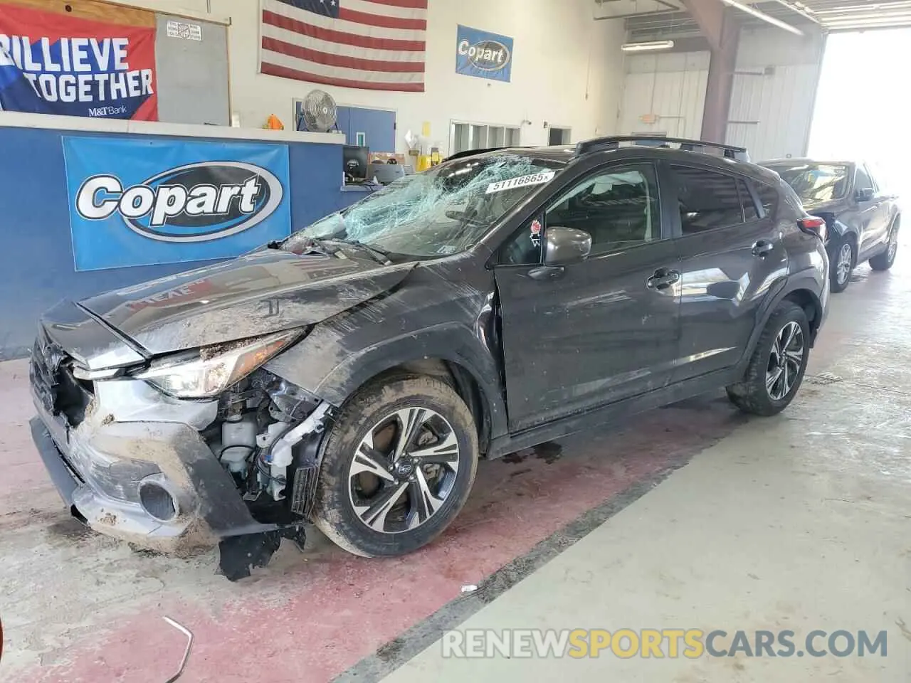 1 fotografías del automóvil dañado JF2GUADCXRH328930 SUBARU CROSSTREK 2024