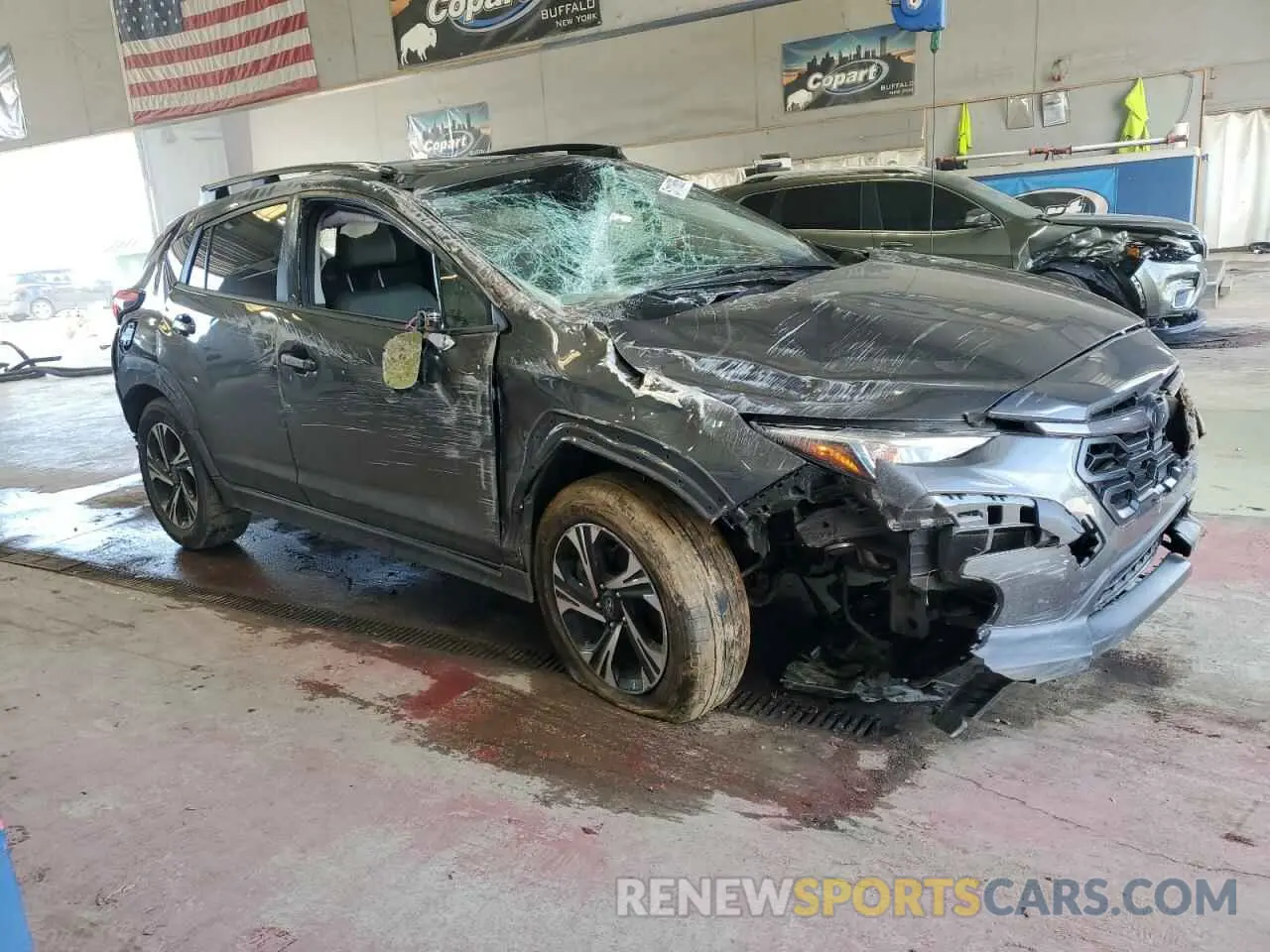4 fotografías del automóvil dañado JF2GUADCXRH328930 SUBARU CROSSTREK 2024