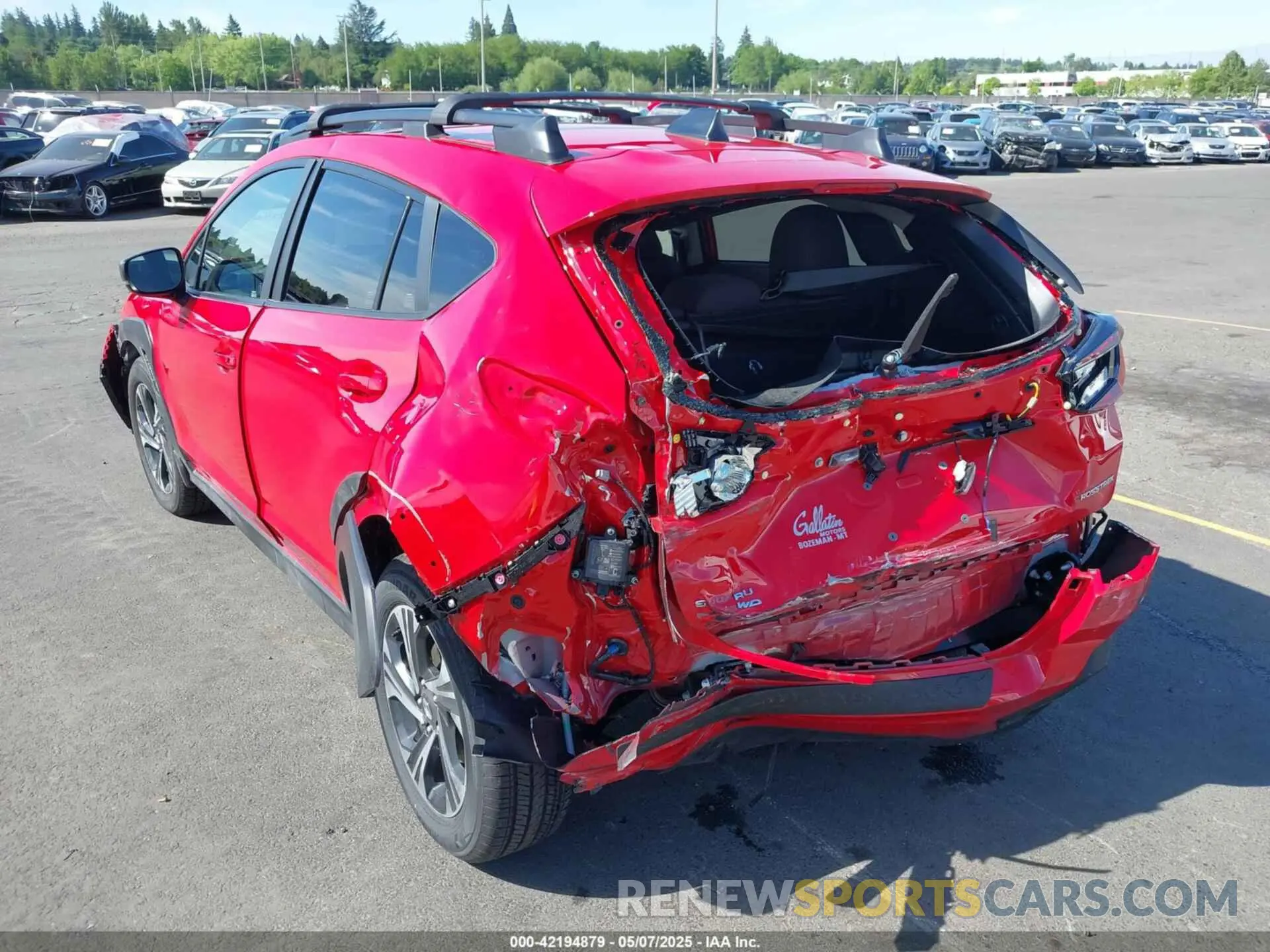 6 fotografías del automóvil dañado JF2GUADCXRH855883 SUBARU CROSSTREK 2024