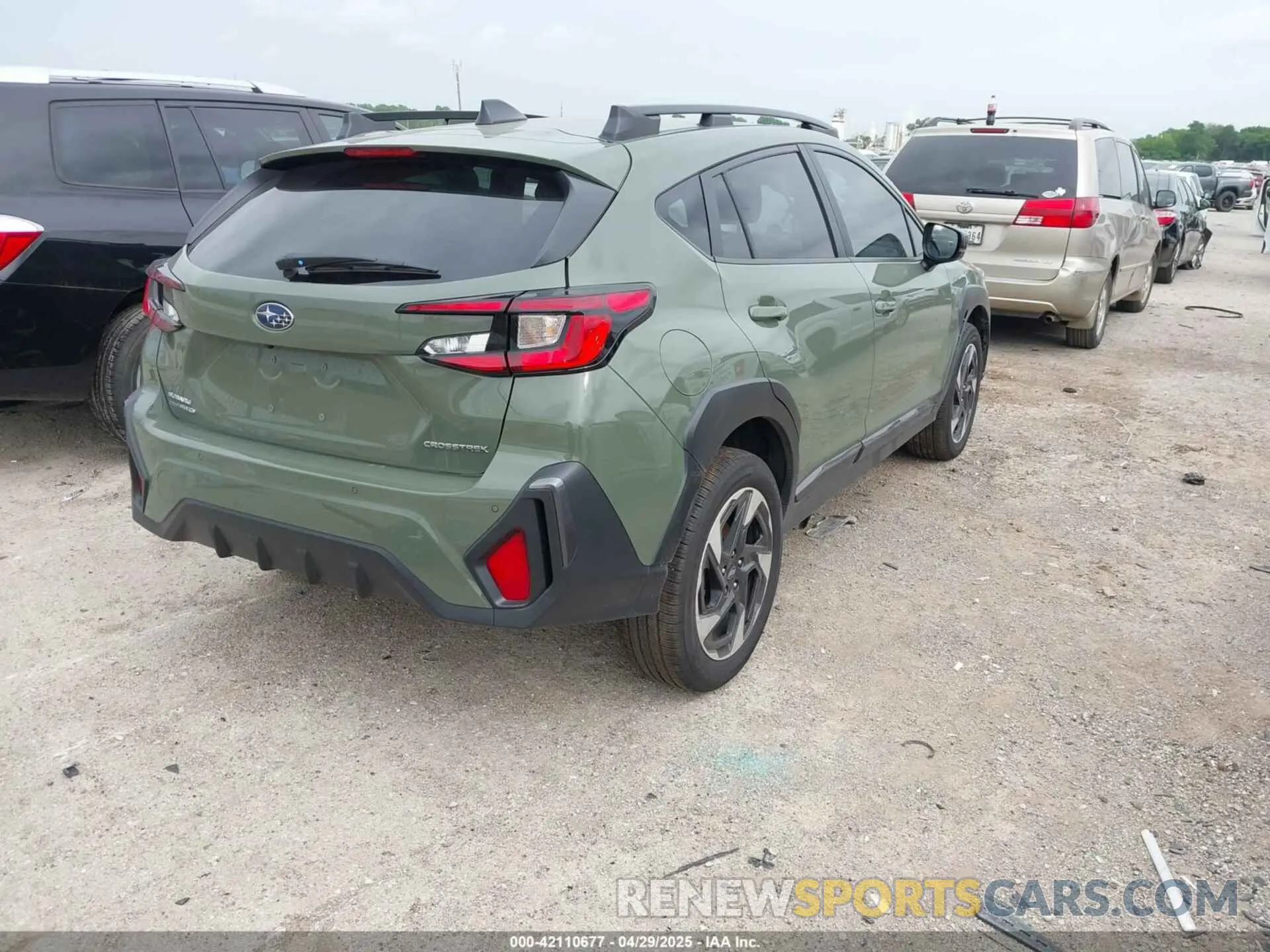 4 fotografías del automóvil dañado 4S4GUHL61S3702682 SUBARU CROSSTREK 2025