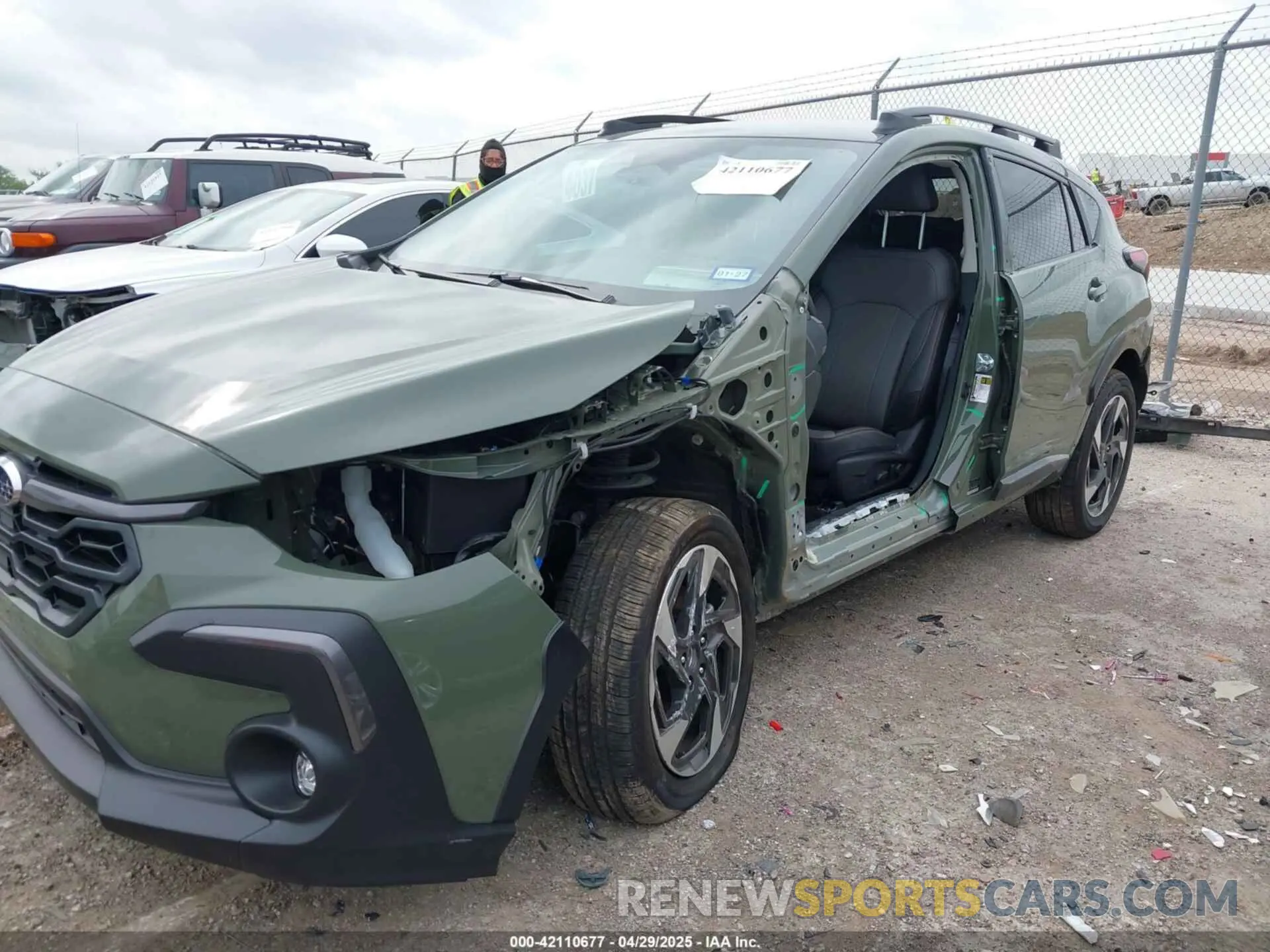6 fotografías del automóvil dañado 4S4GUHL61S3702682 SUBARU CROSSTREK 2025