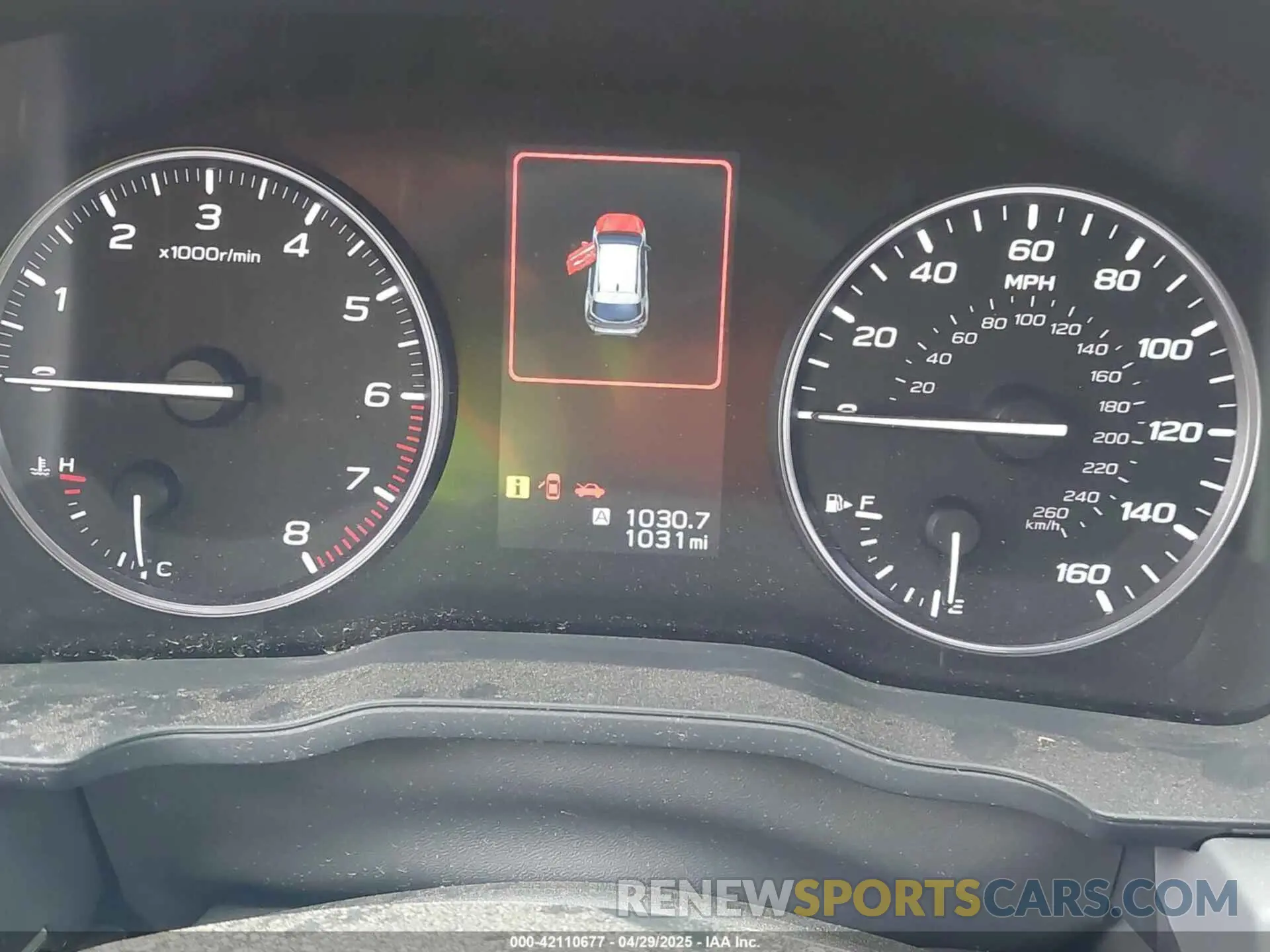 7 fotografías del automóvil dañado 4S4GUHL61S3702682 SUBARU CROSSTREK 2025