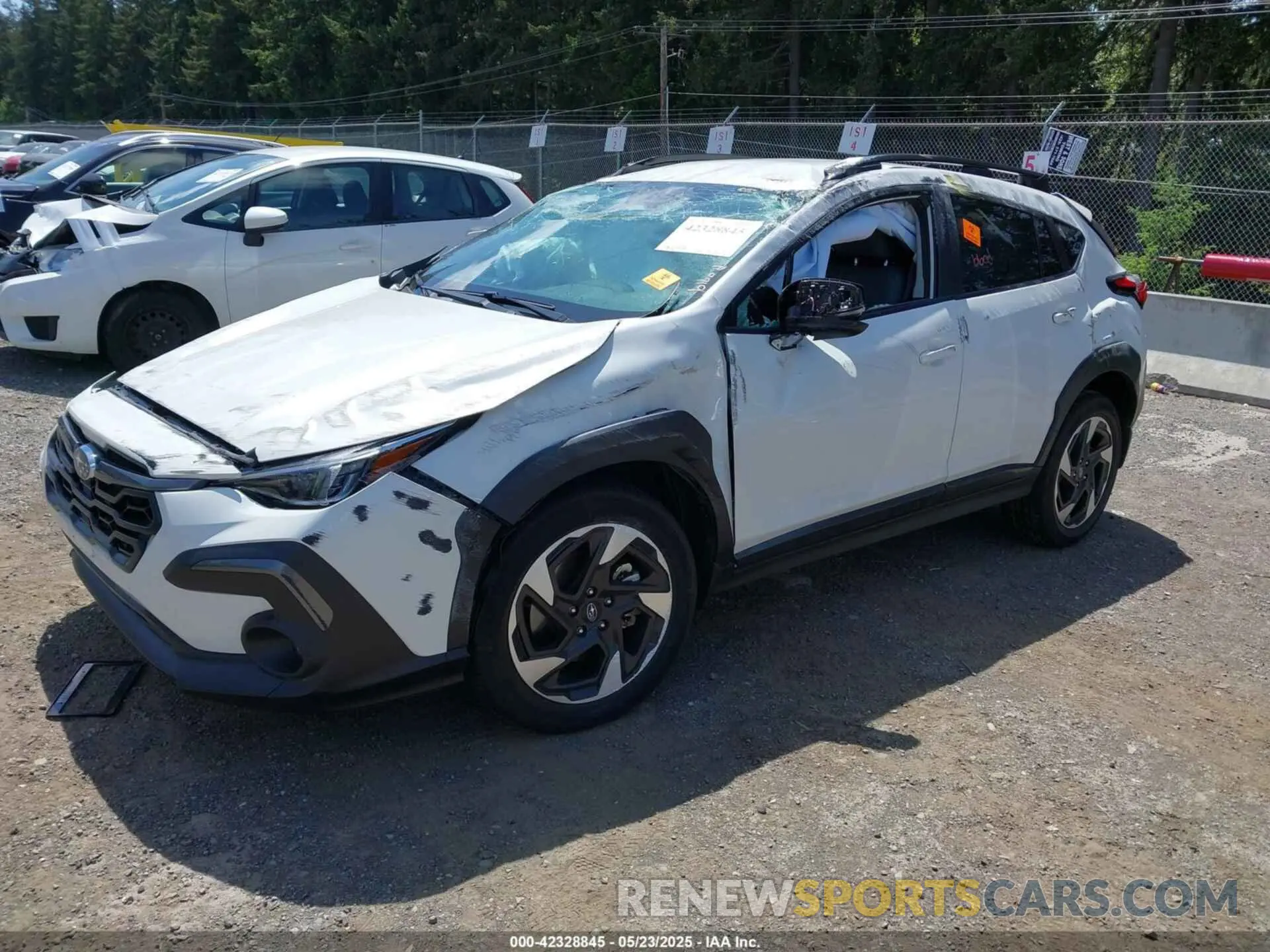 2 fotografías del automóvil dañado 4S4GUHL69S3700744 SUBARU CROSSTREK 2025