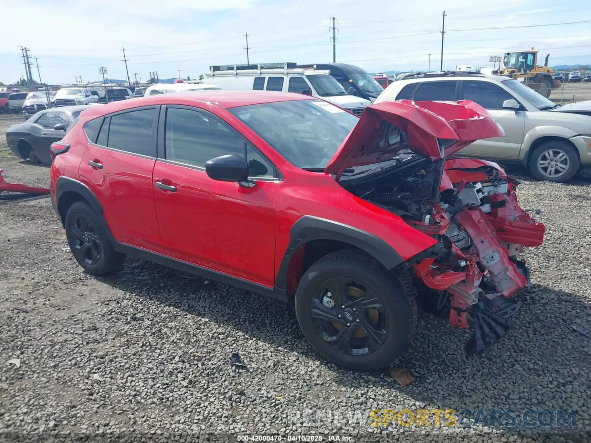 1 fotografías del automóvil dañado JF2GUABC3S8228550 SUBARU CROSSTREK 2025