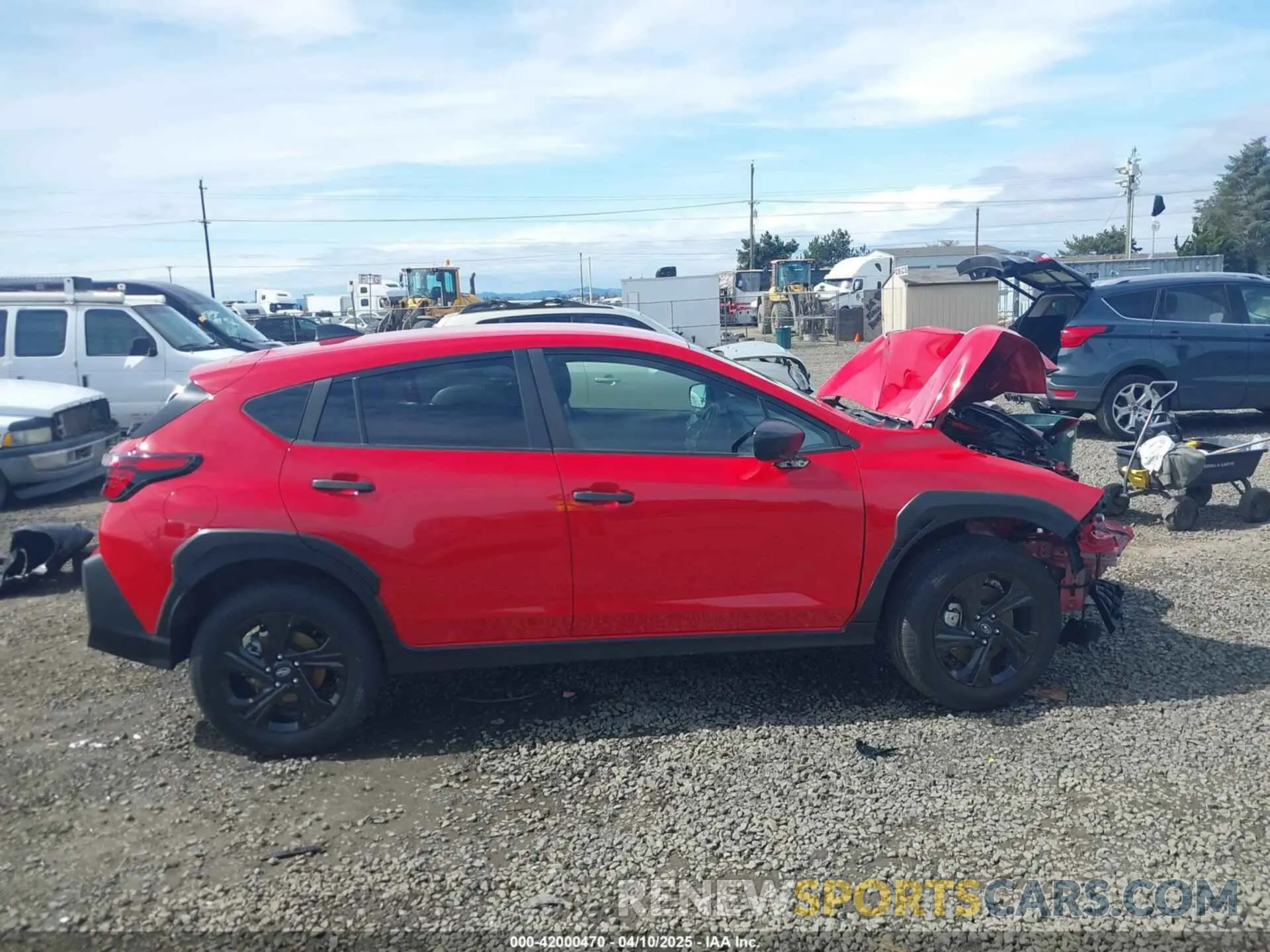 14 fotografías del automóvil dañado JF2GUABC3S8228550 SUBARU CROSSTREK 2025