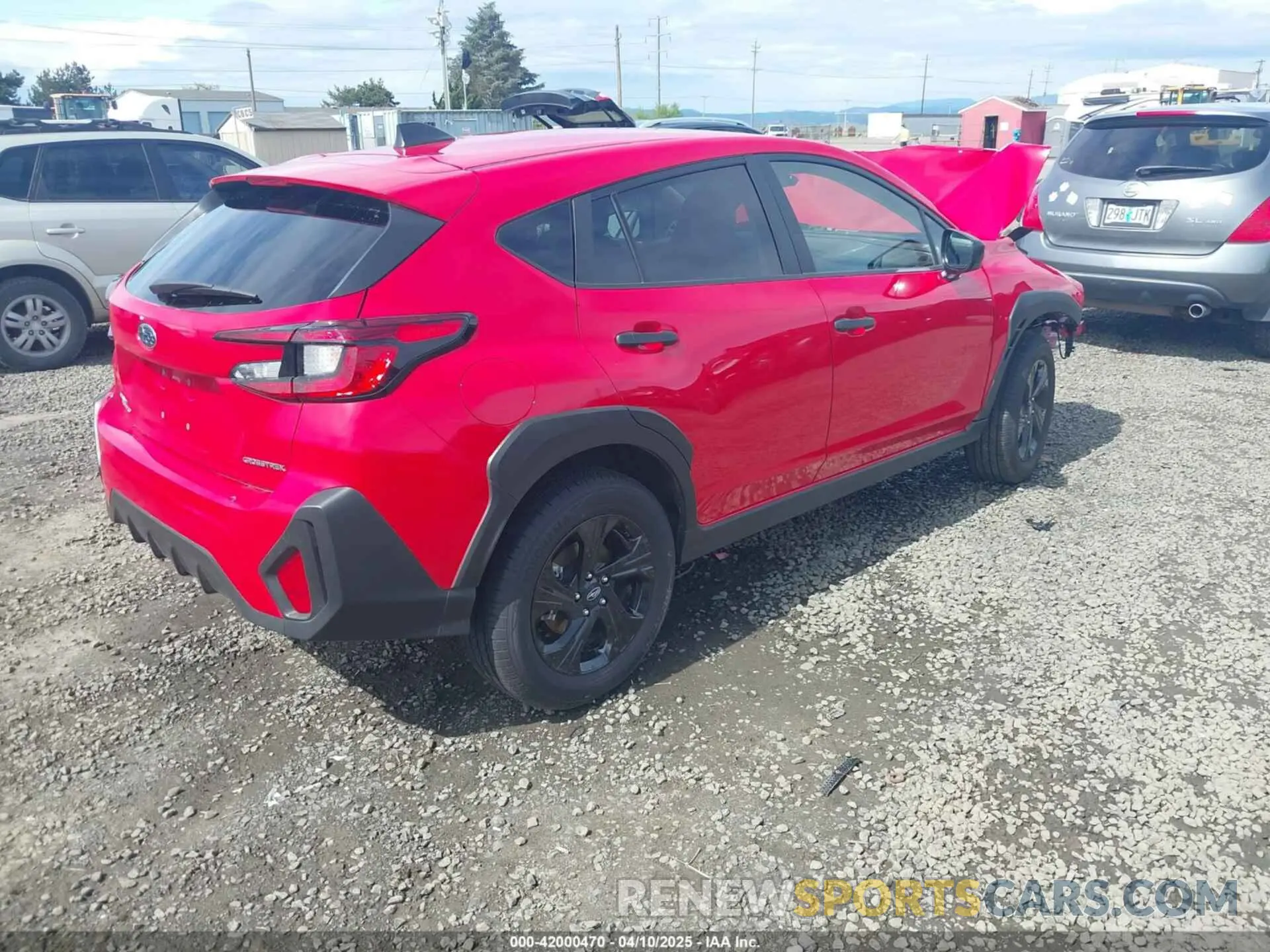 4 fotografías del automóvil dañado JF2GUABC3S8228550 SUBARU CROSSTREK 2025