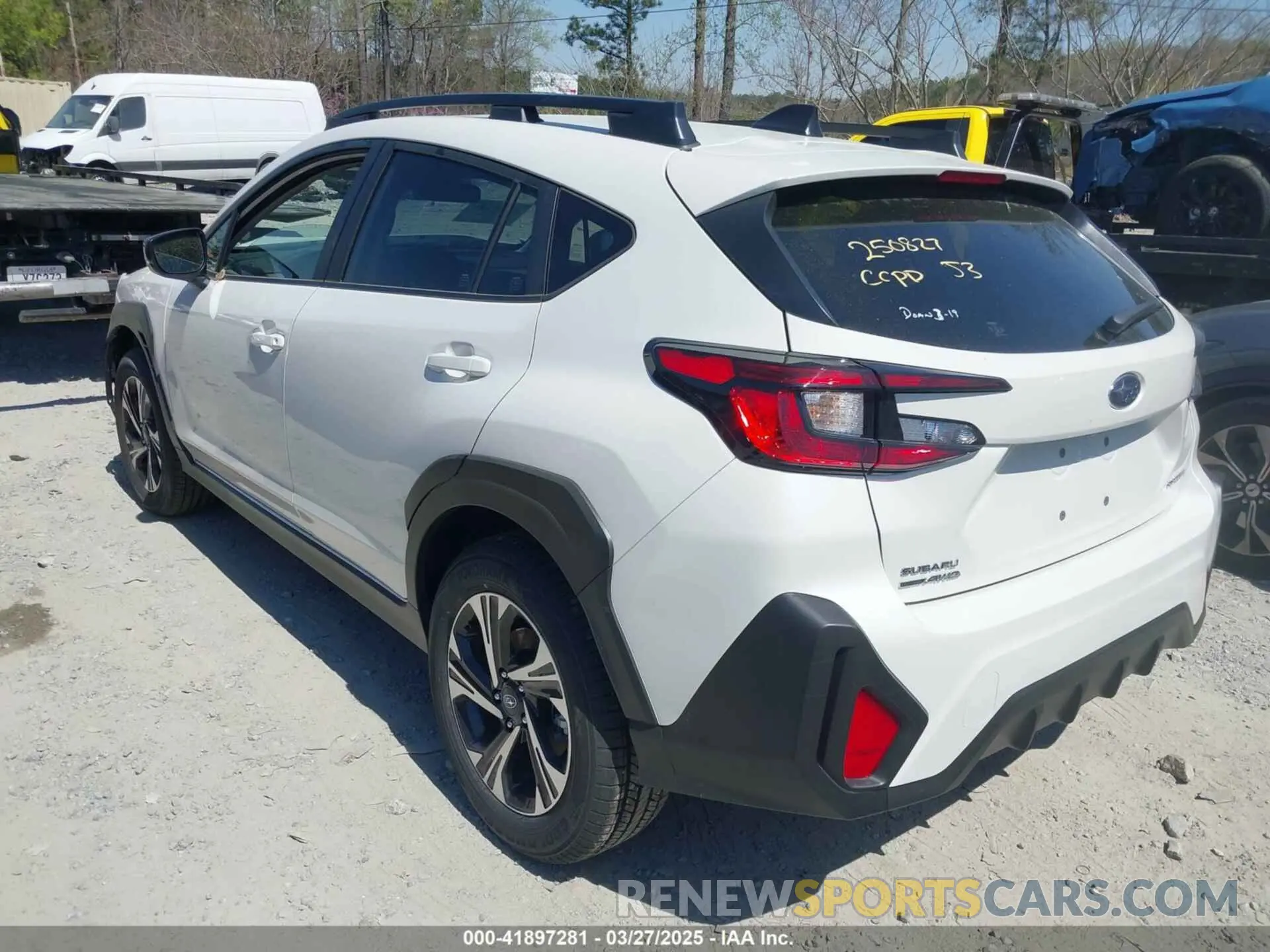 3 fotografías del automóvil dañado JF2GUHDC2SH223071 SUBARU CROSSTREK 2025