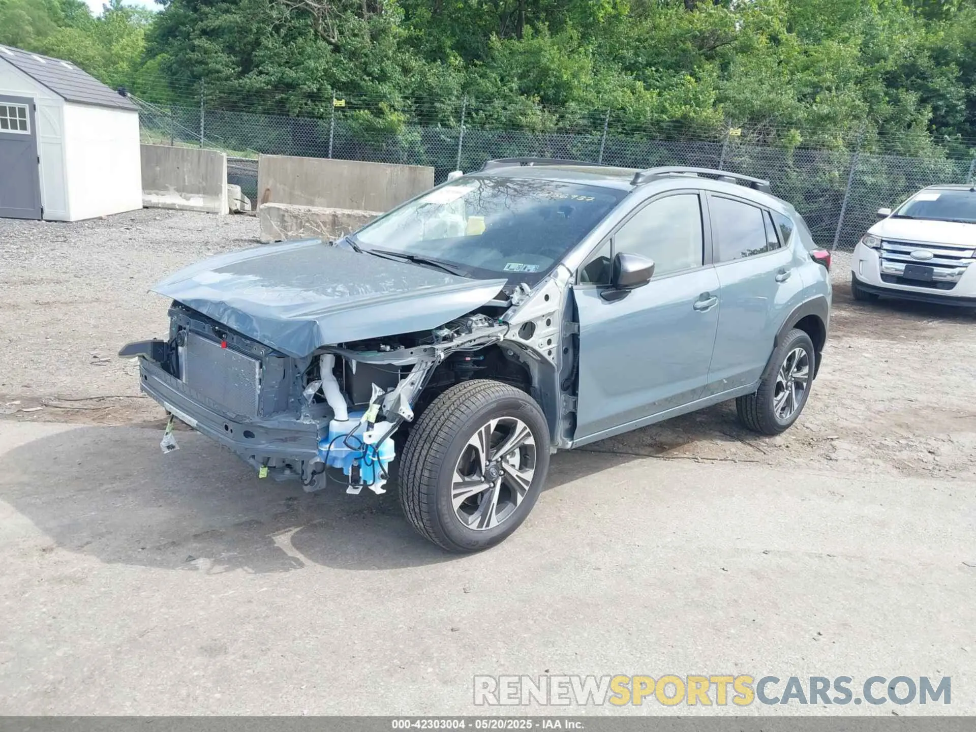 2 fotografías del automóvil dañado JF2GUHDC4S8236937 SUBARU CROSSTREK 2025