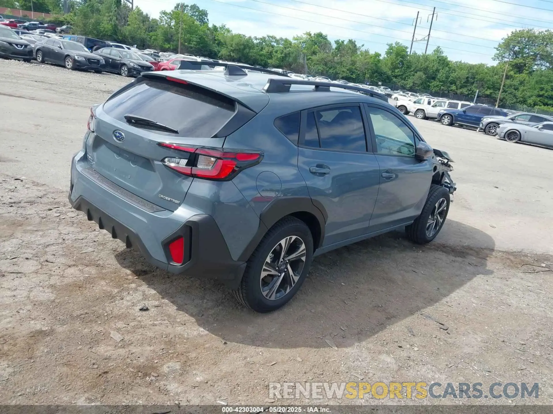 4 fotografías del automóvil dañado JF2GUHDC4S8236937 SUBARU CROSSTREK 2025