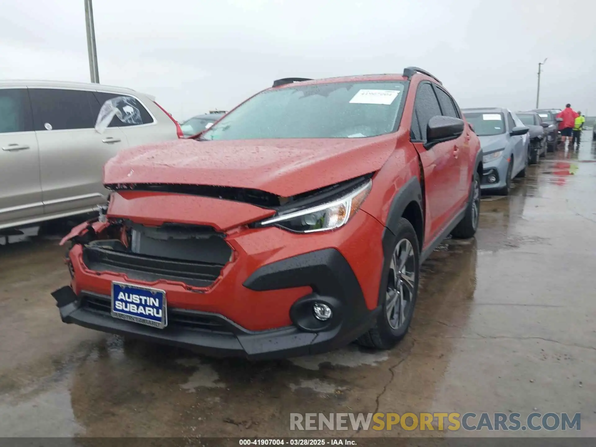 2 fotografías del automóvil dañado JF2GUHDC5SH212789 SUBARU CROSSTREK 2025