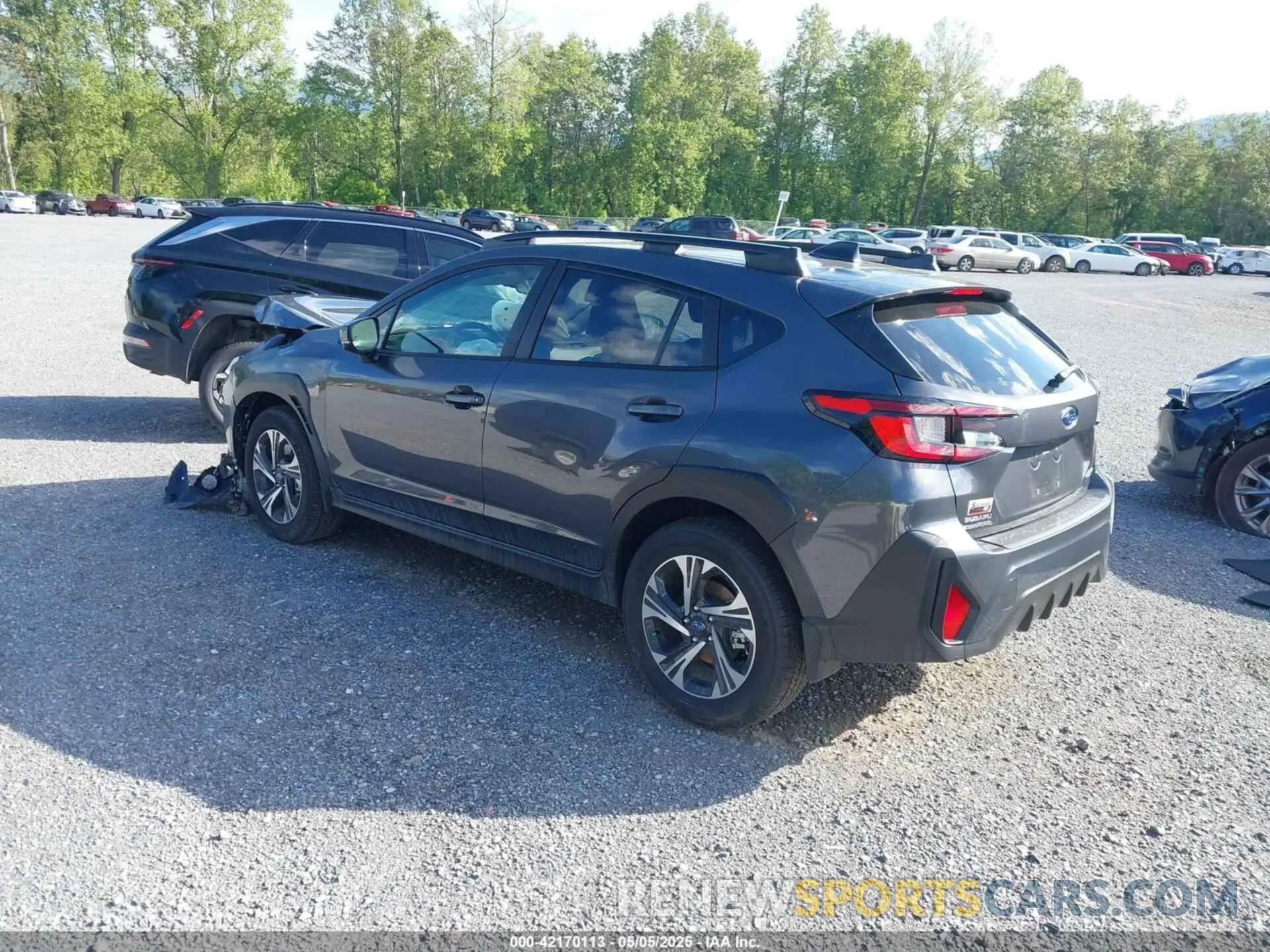 3 fotografías del automóvil dañado JF2GUHDC9S8232317 SUBARU CROSSTREK 2025