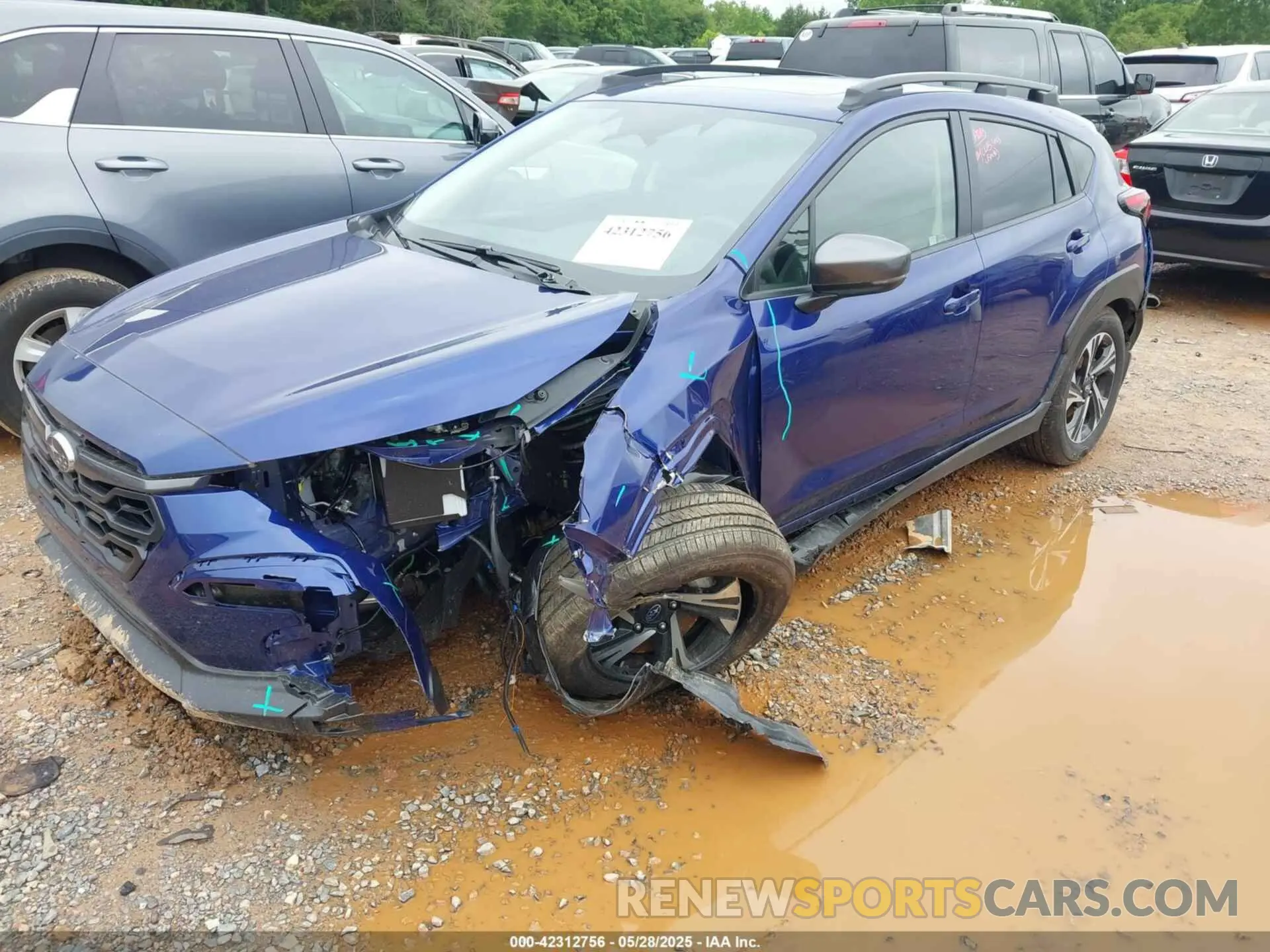 2 fotografías del automóvil dañado JF2GUHDCXSH212075 SUBARU CROSSTREK 2025