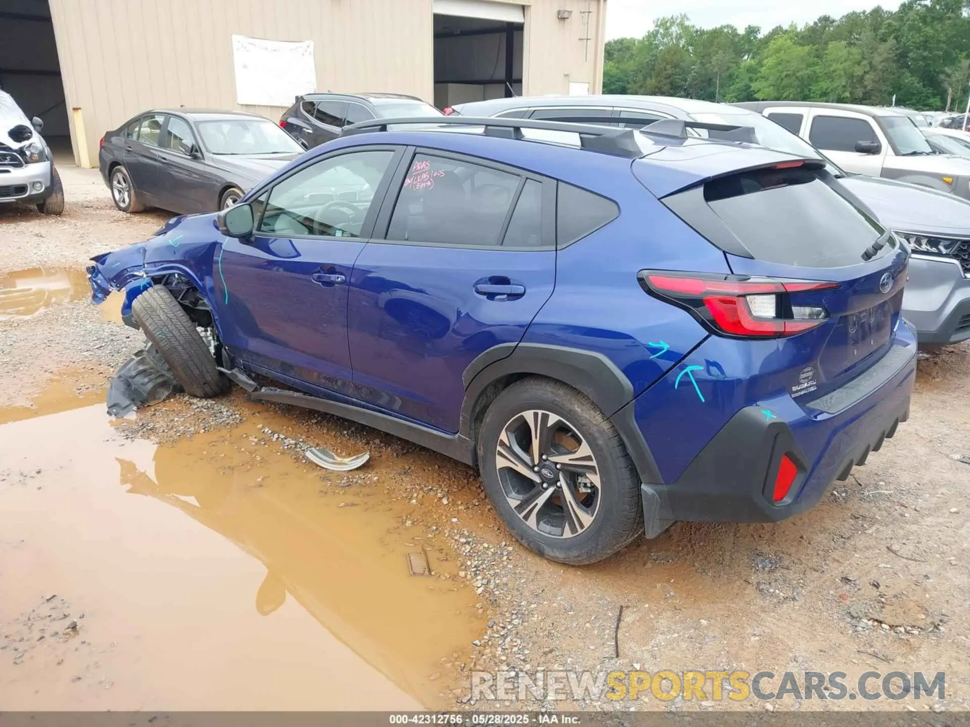 3 fotografías del automóvil dañado JF2GUHDCXSH212075 SUBARU CROSSTREK 2025