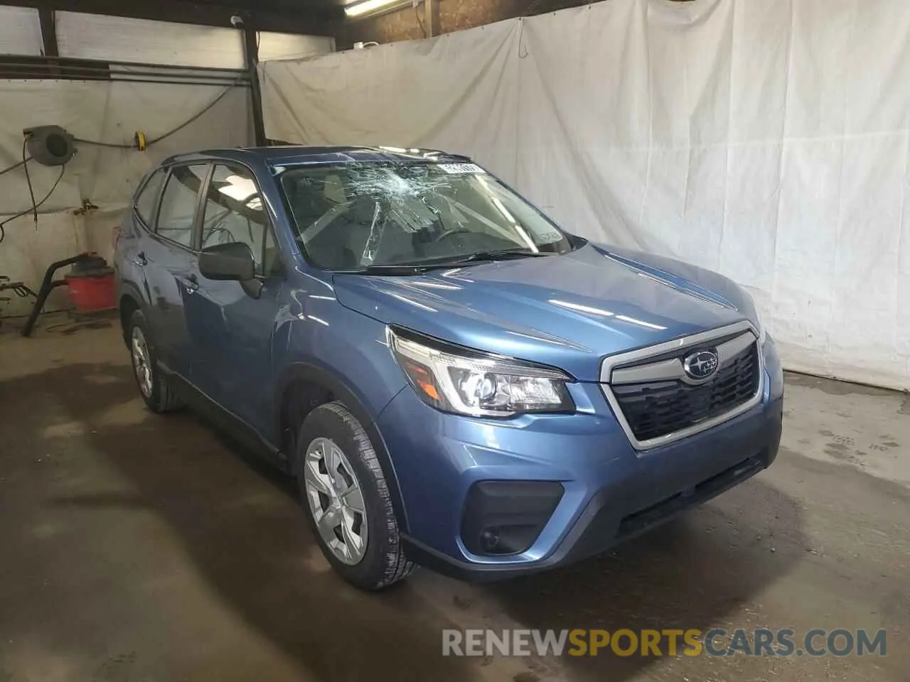 4 fotografías del automóvil dañado JF2SKAAC7KH472137 SUBARU FORESTER 2019