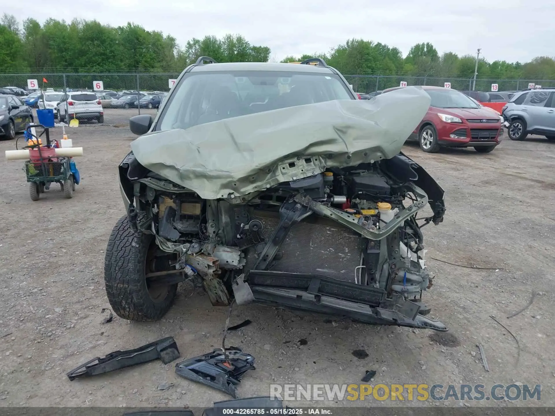 12 fotografías del automóvil dañado JF2SKACC0KH524625 SUBARU FORESTER 2019