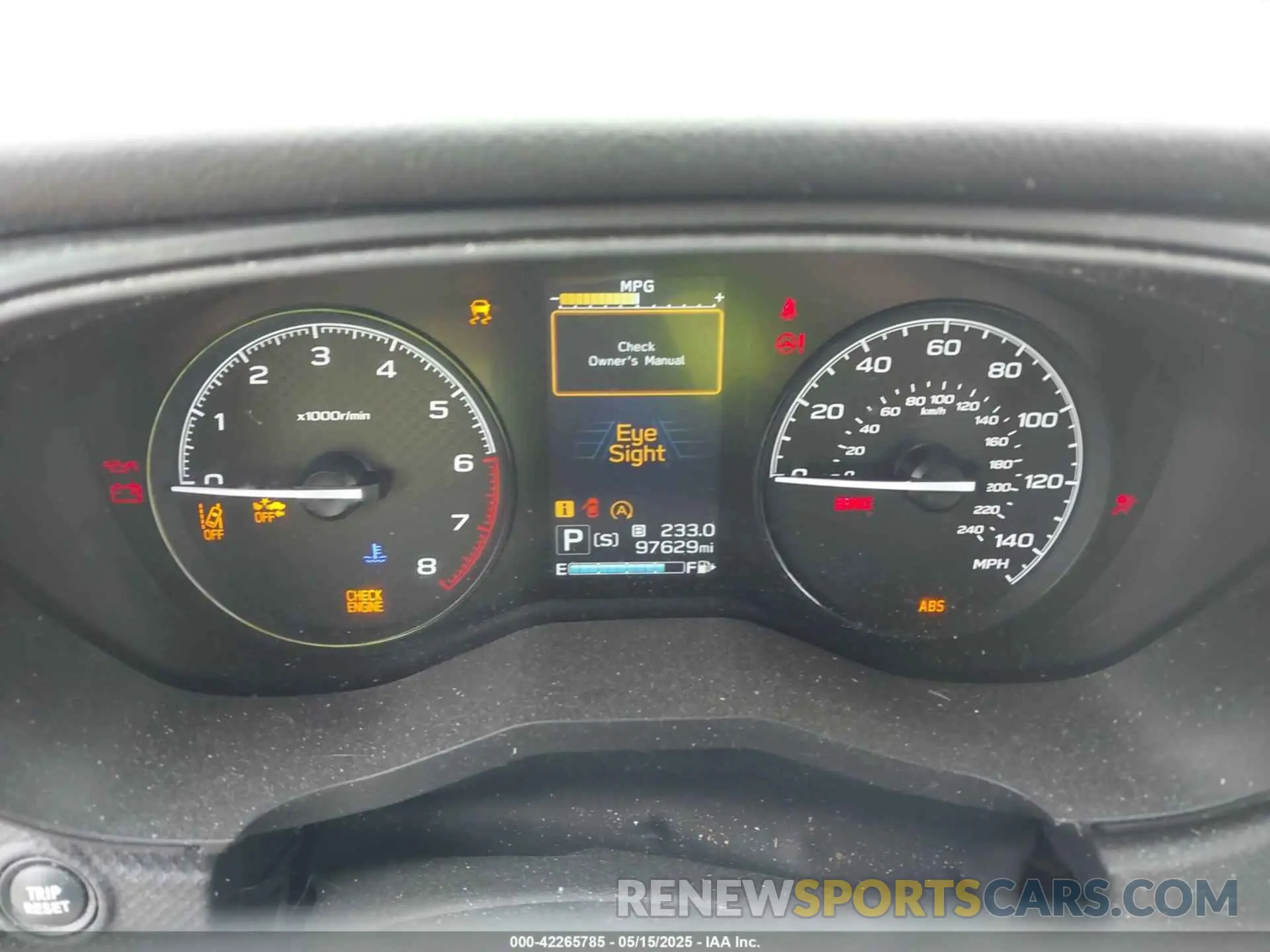 7 fotografías del automóvil dañado JF2SKACC0KH524625 SUBARU FORESTER 2019