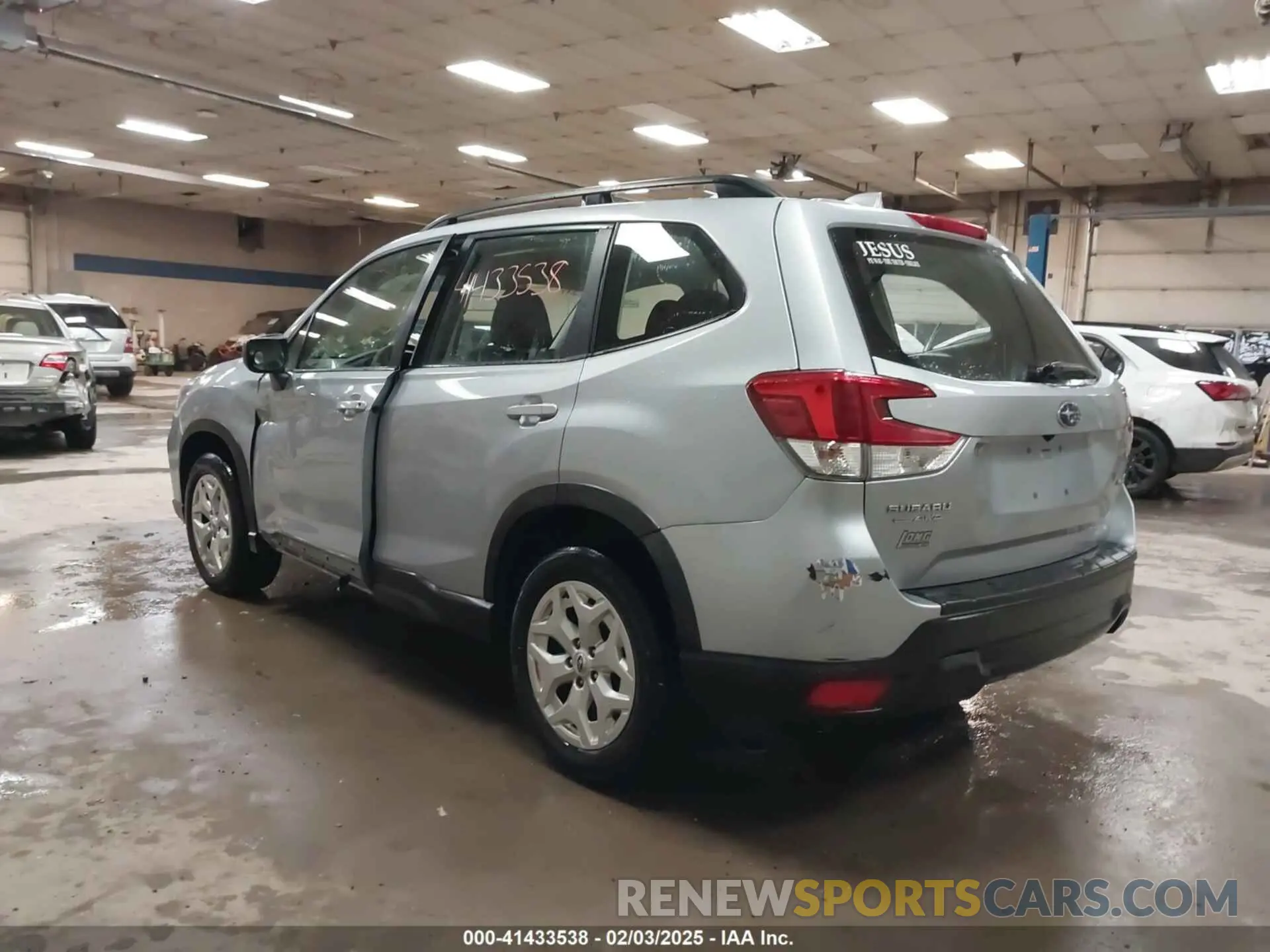 3 fotografías del automóvil dañado JF2SKACC1KH567791 SUBARU FORESTER 2019