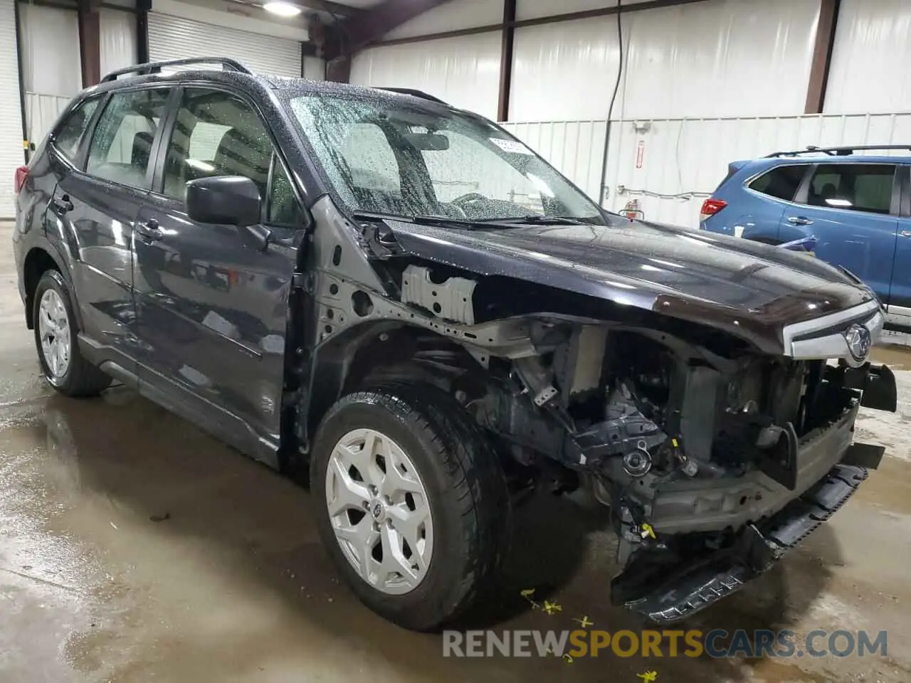 4 fotografías del automóvil dañado JF2SKACC2KH403532 SUBARU FORESTER 2019
