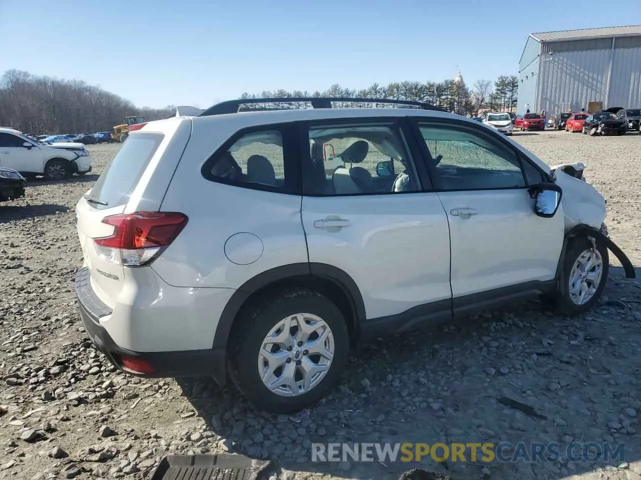 3 fotografías del automóvil dañado JF2SKACC2KH489361 SUBARU FORESTER 2019