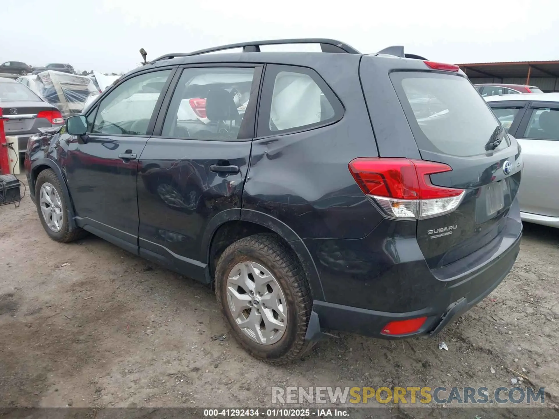 3 fotografías del automóvil dañado JF2SKACC5KH405887 SUBARU FORESTER 2019