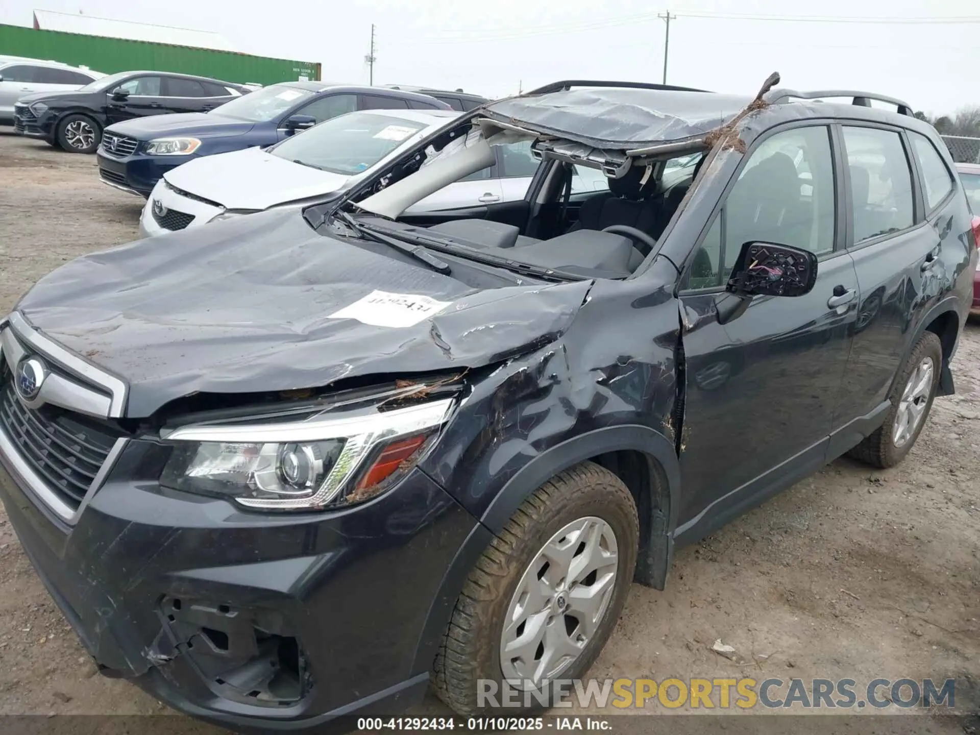 6 fotografías del automóvil dañado JF2SKACC5KH405887 SUBARU FORESTER 2019