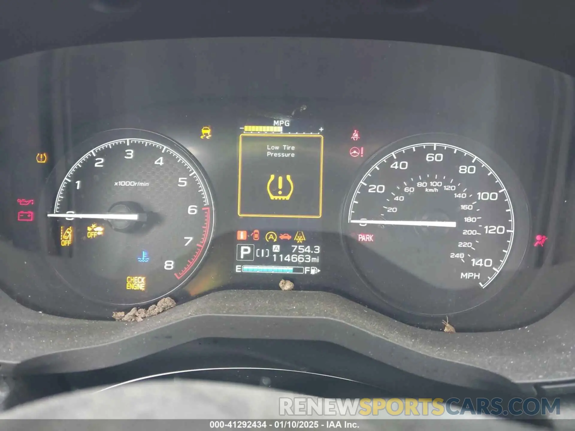 7 fotografías del automóvil dañado JF2SKACC5KH405887 SUBARU FORESTER 2019
