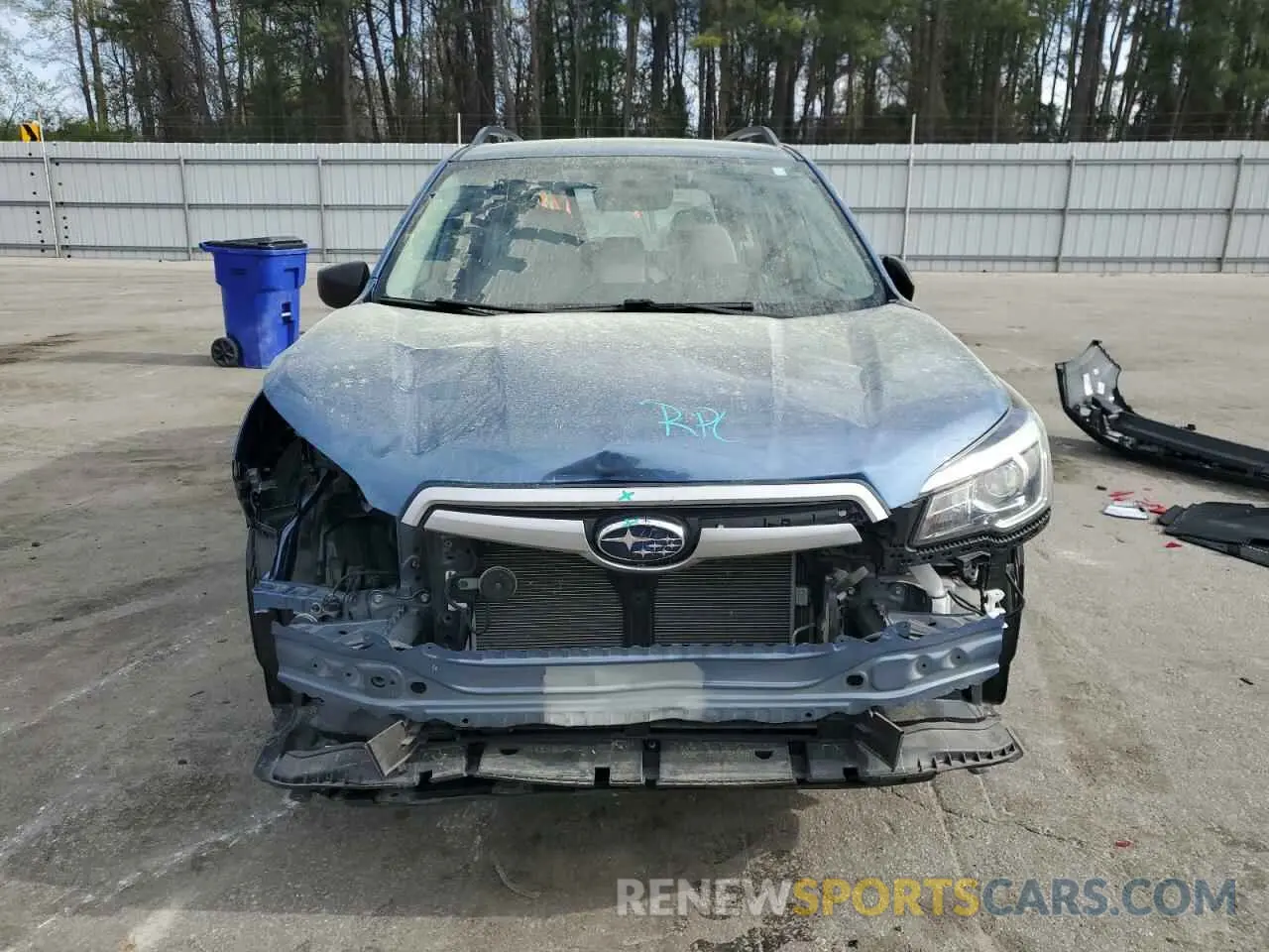 5 fotografías del automóvil dañado JF2SKACC7KH541275 SUBARU FORESTER 2019