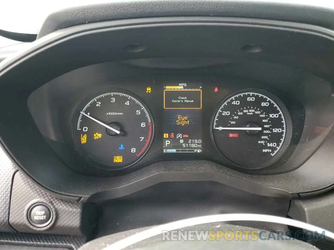 9 fotografías del automóvil dañado JF2SKACC7KH541275 SUBARU FORESTER 2019
