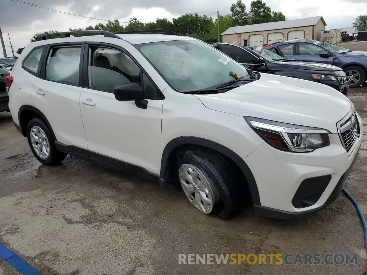 4 fotografías del automóvil dañado JF2SKACC8KH408248 SUBARU FORESTER 2019