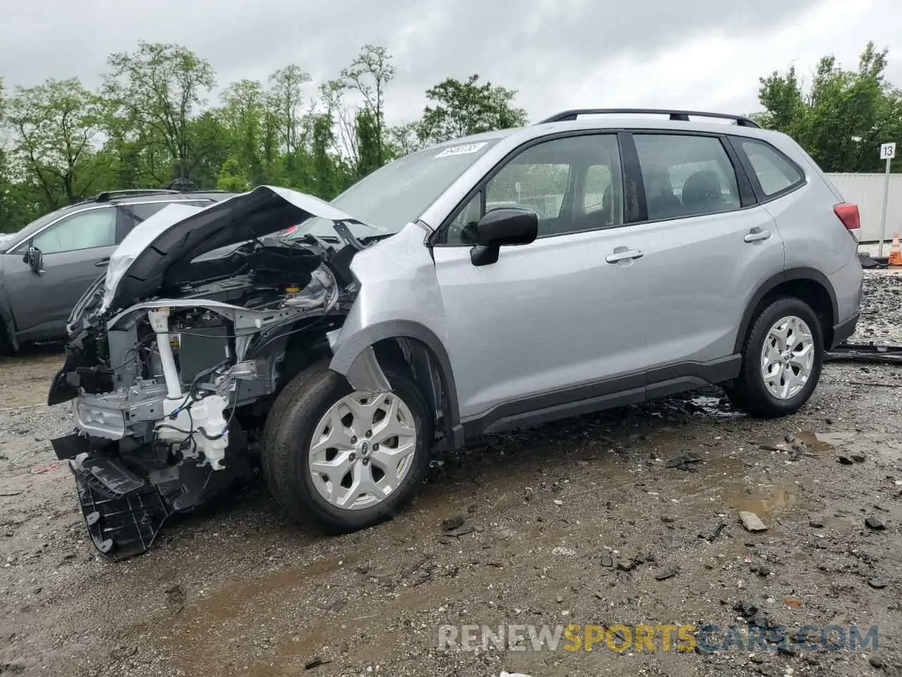 1 fotografías del automóvil dañado JF2SKACC8KH474220 SUBARU FORESTER 2019